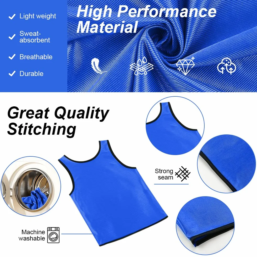 Chasubles d'Entraînement Sport Adulte/Enfant, Gilet de Football Maille Scrimmage Training Respirant Dossard