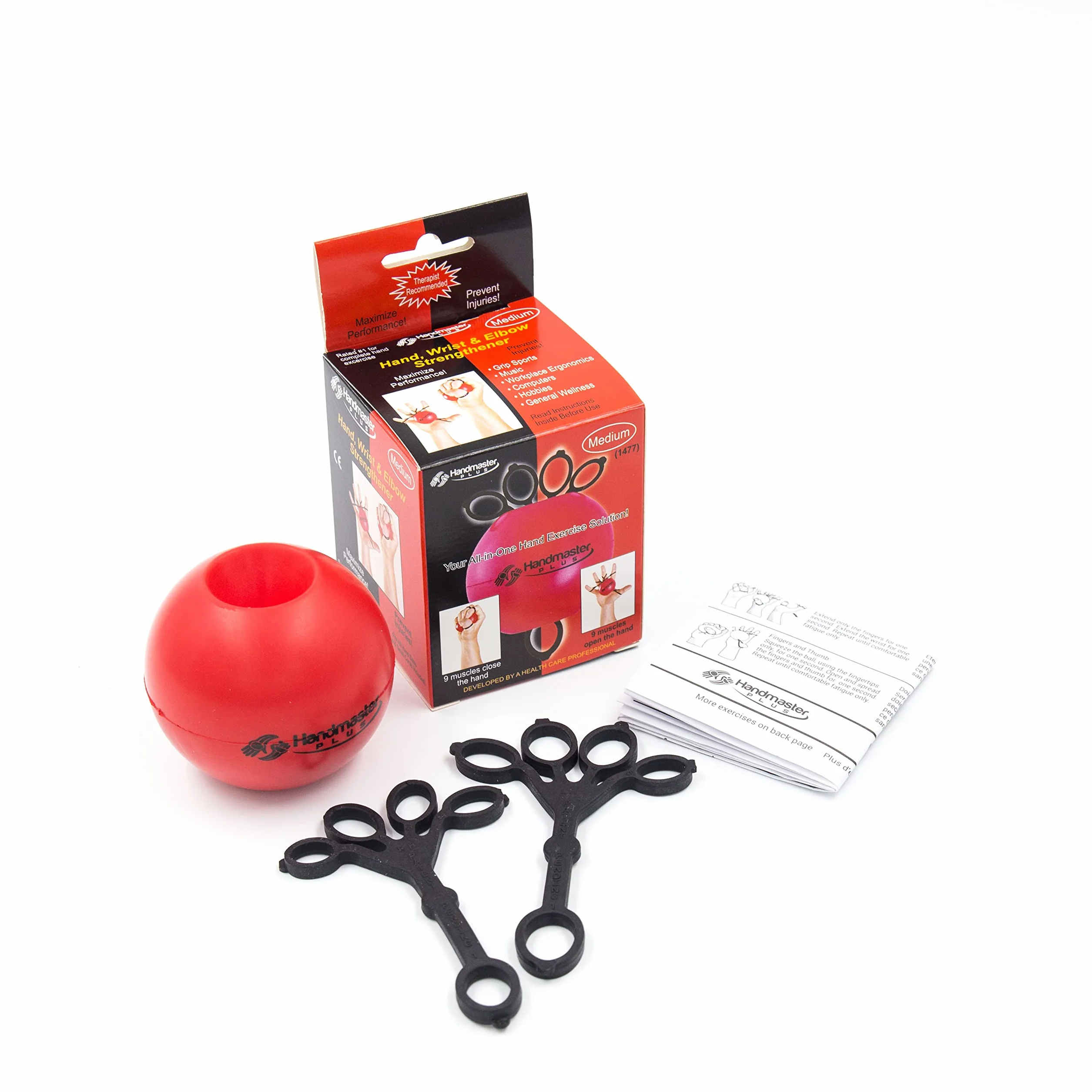 SISSEL 1545 Balle d'exercice de main Rouge