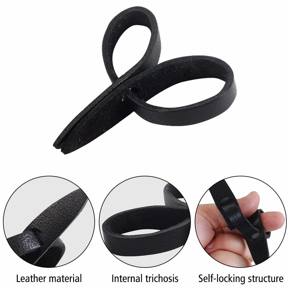 DONGKER Sangle de doigt de tir à l'arc en cuir pour arcs recourbés