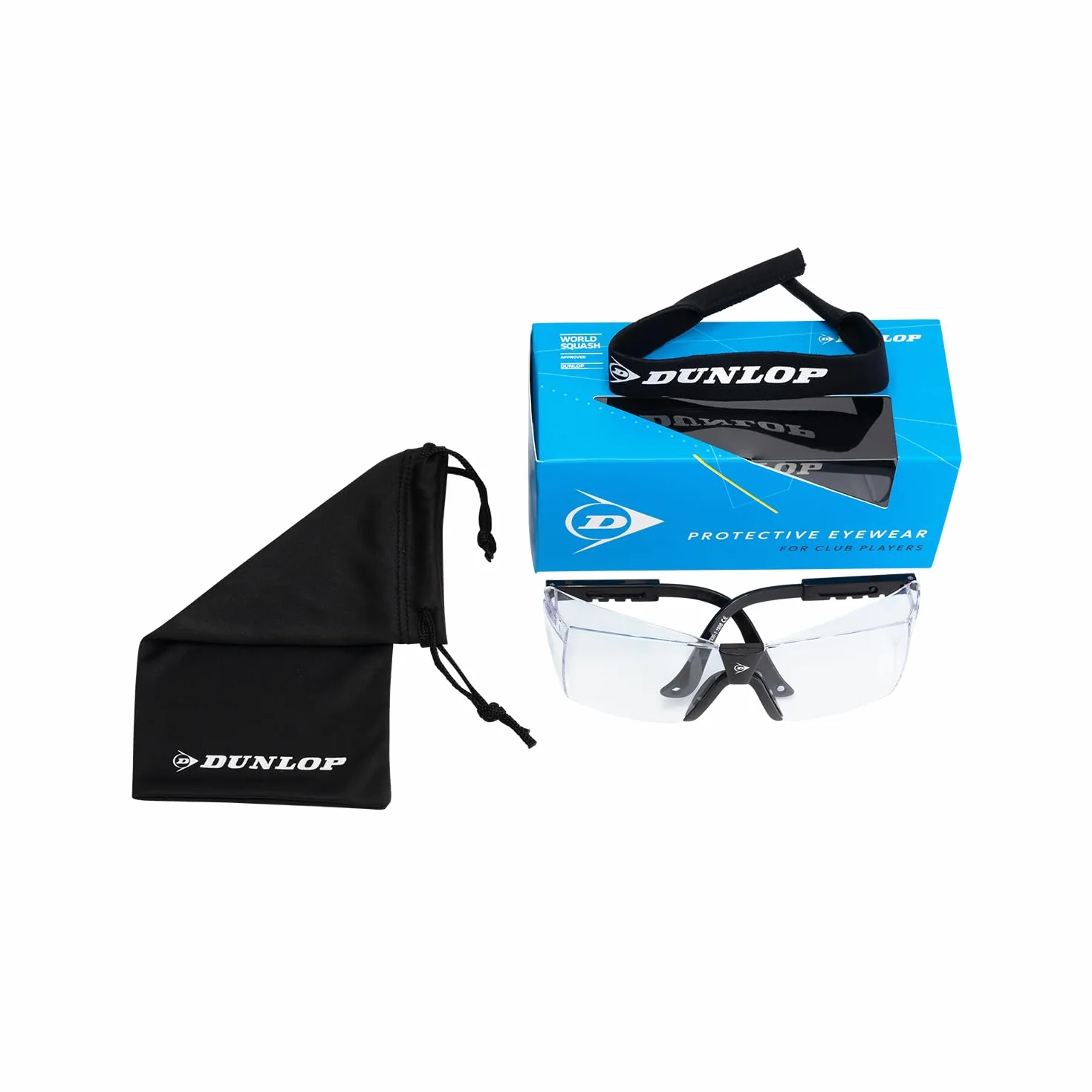 DUNLOP Gafas Squash Protective Eyewear Club Azul Negro