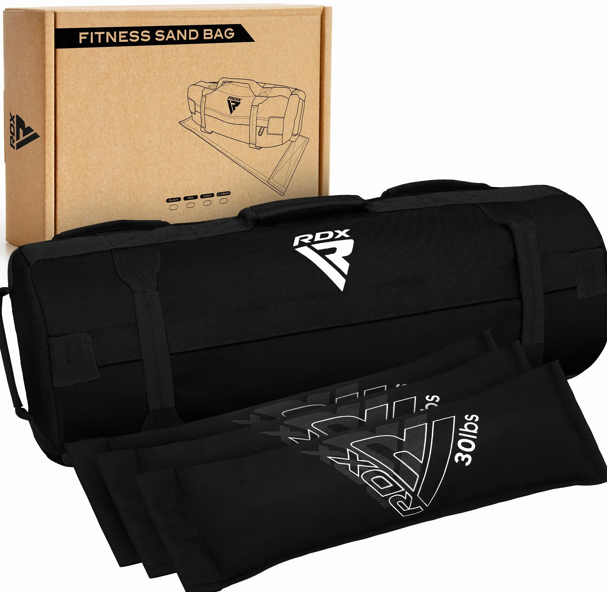 RDX Fitness Sac de Poids Lourd pour Musculation et Haltérophilie