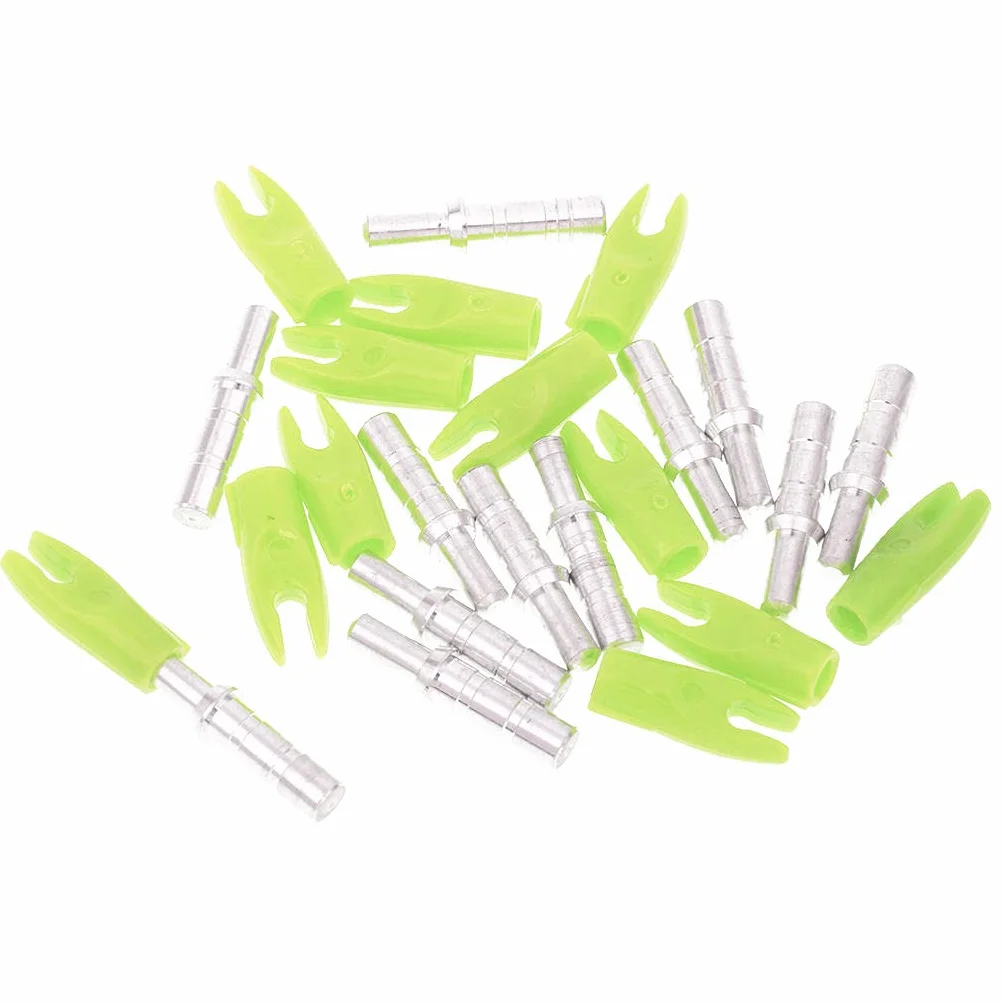 Sharplace 12 Encoches en Plastique pour Arbre de Flèche ID 4.2mm