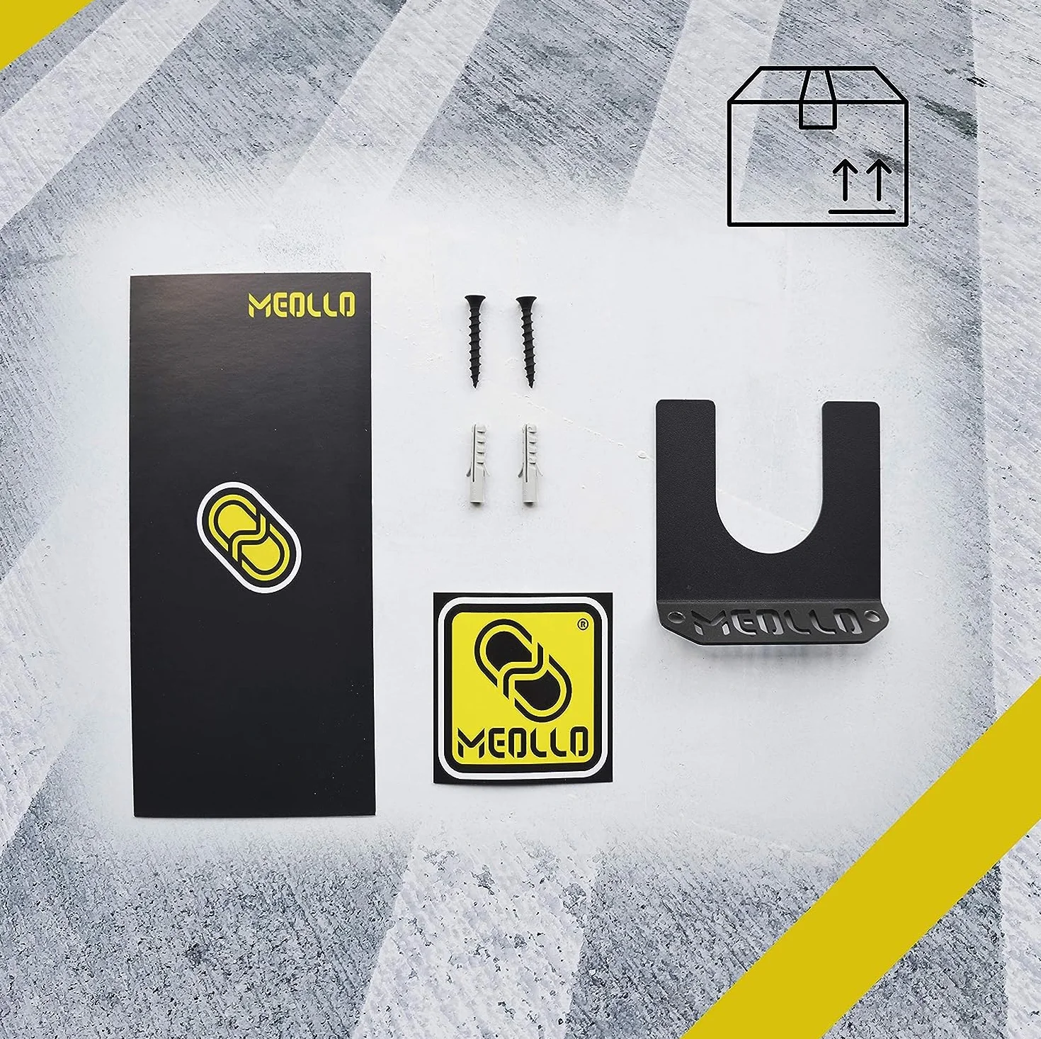 Support Mural pour Skateboard et Longboard 100% Acier