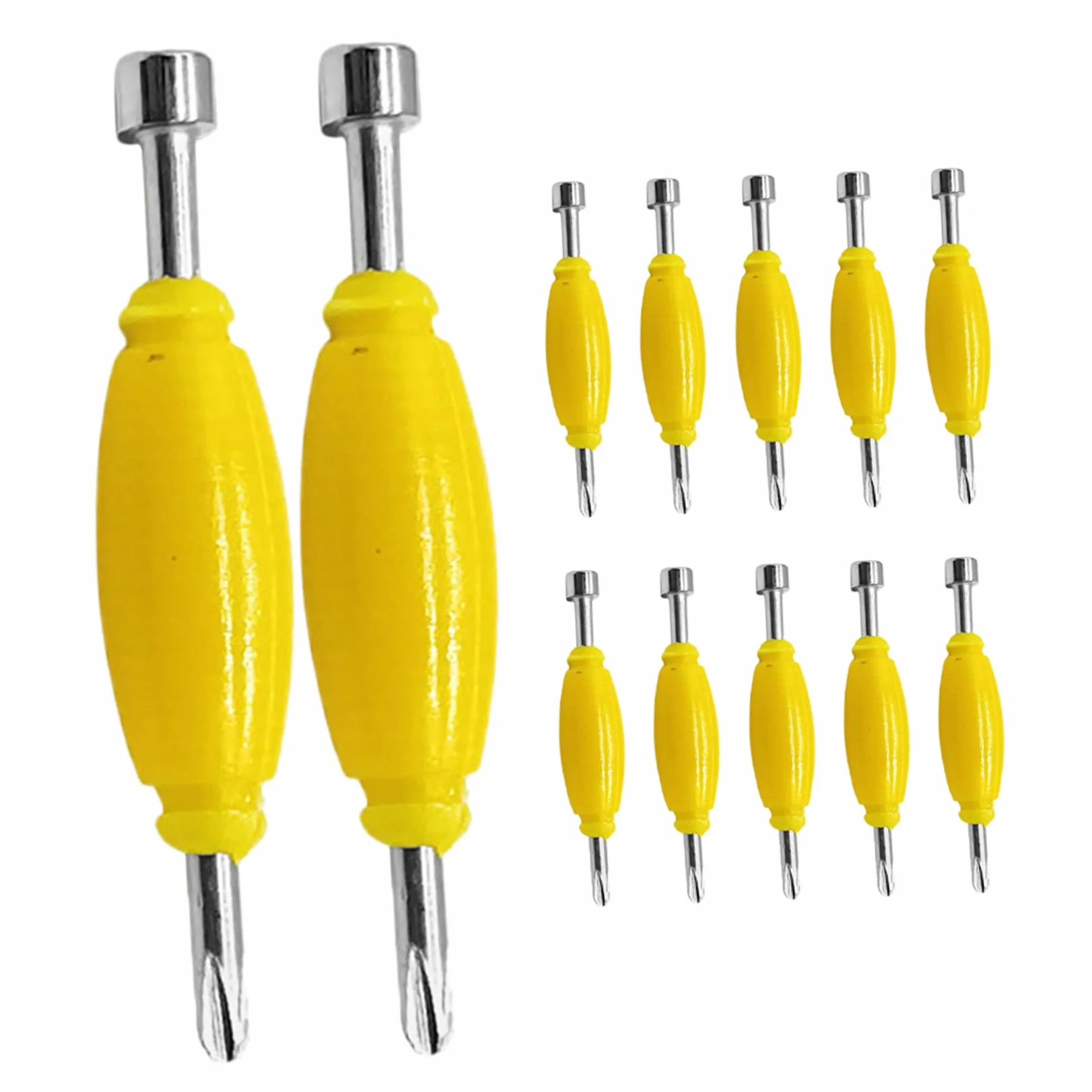 Jeu De 12 Mini Tournevis Double Tête Pour Planche À Doigts Outils De Réparation Portable