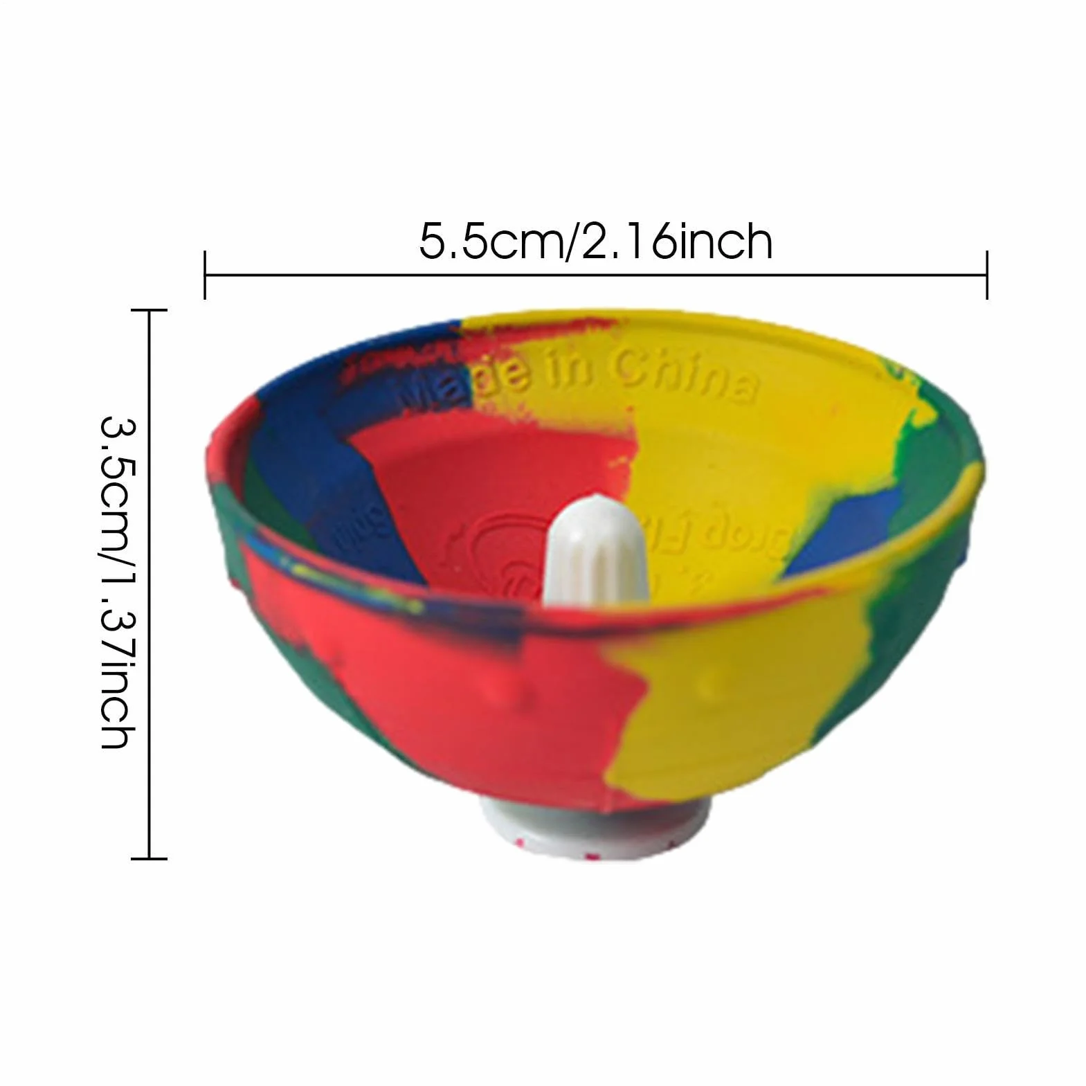 Demi Bol Rebondissant Balle en Caoutchouc Rotative Jouet de Sport Plein Air pour Enfant Garçons