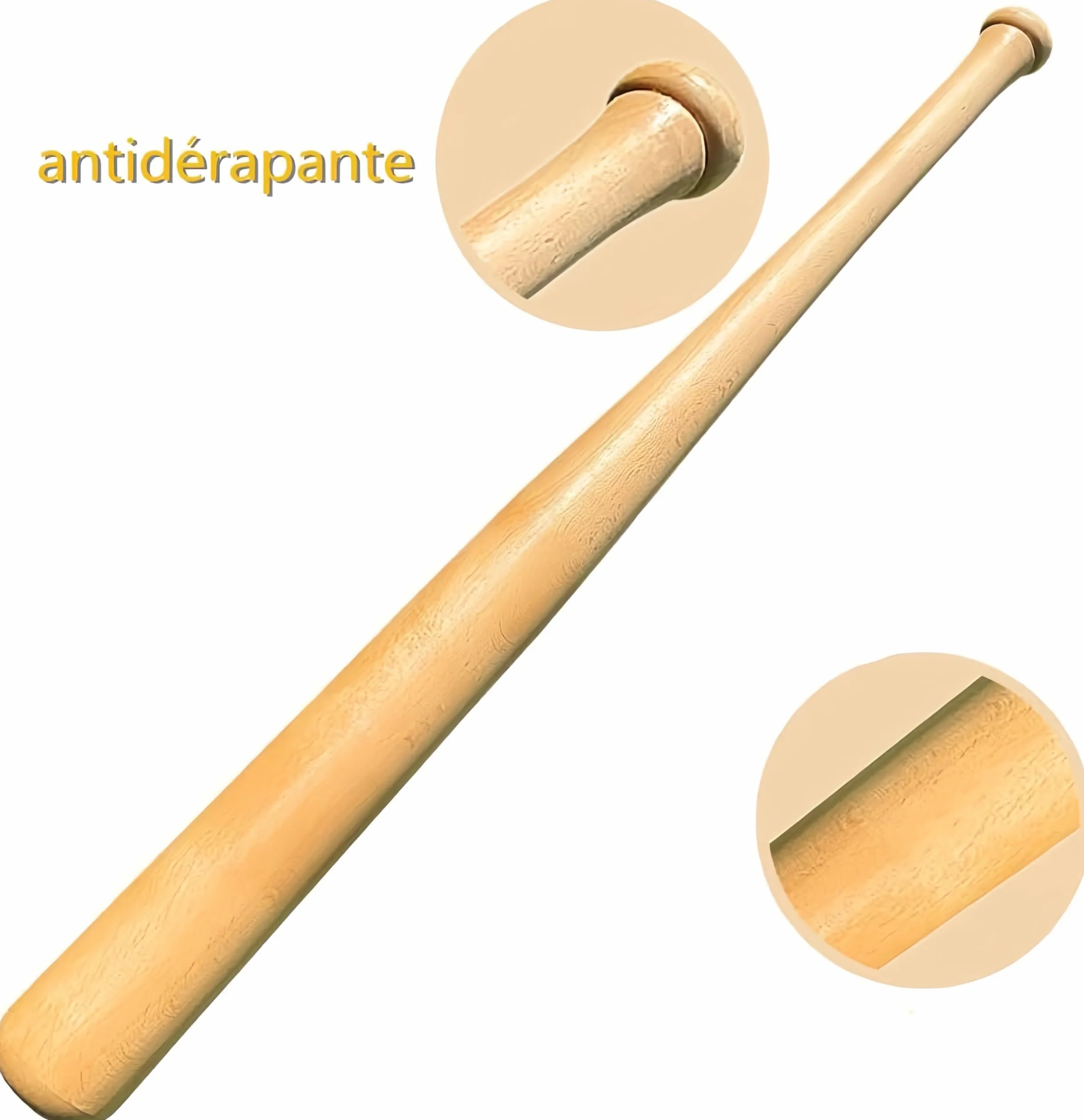 Batte de Baseball Bois 34/32/30/28 Pouces Antidérapante Adulte Pro Léger pour Exercice Joueurs