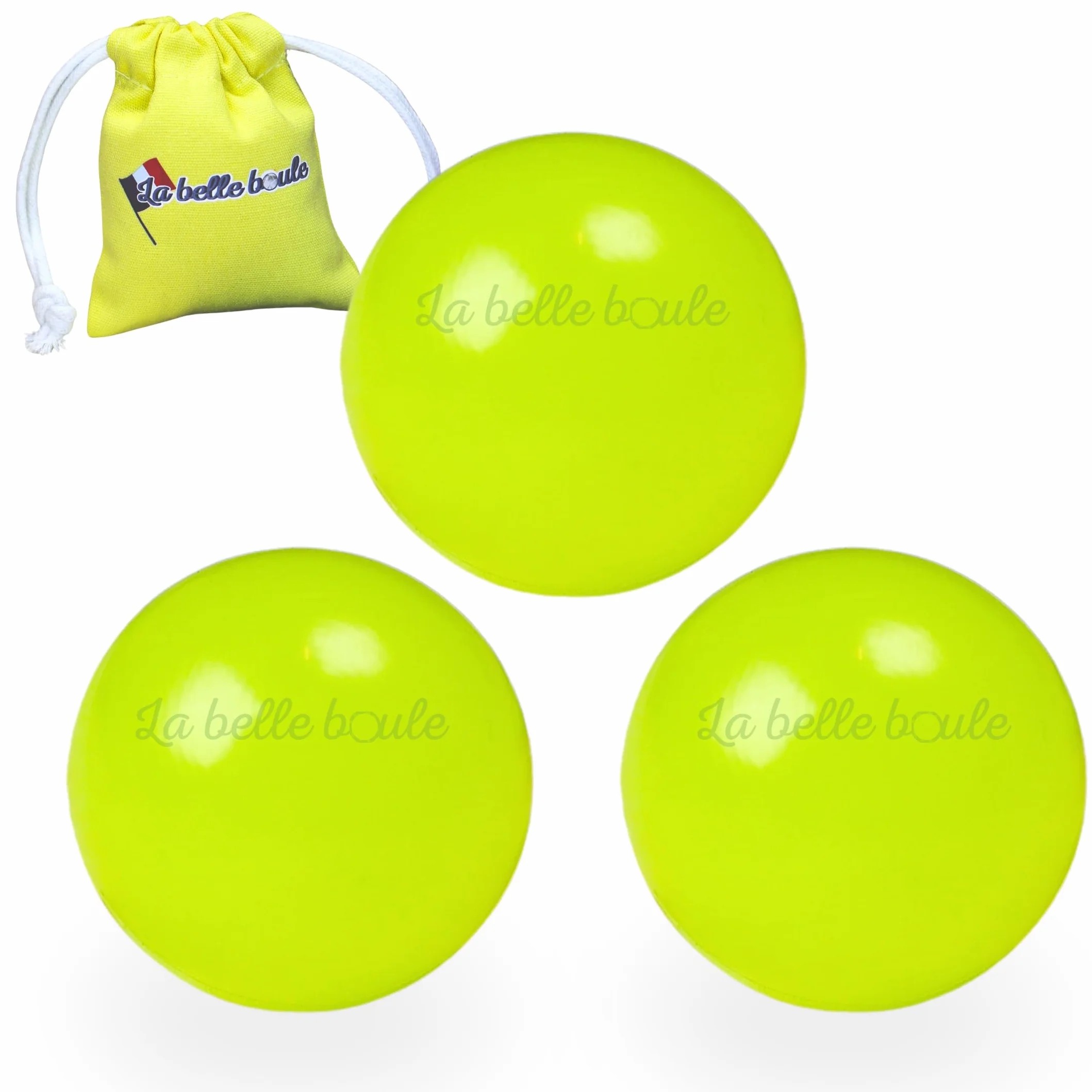 Cochonnets fluorescents en Résine Haute Visibilité pour Pétanque - La belle boule®