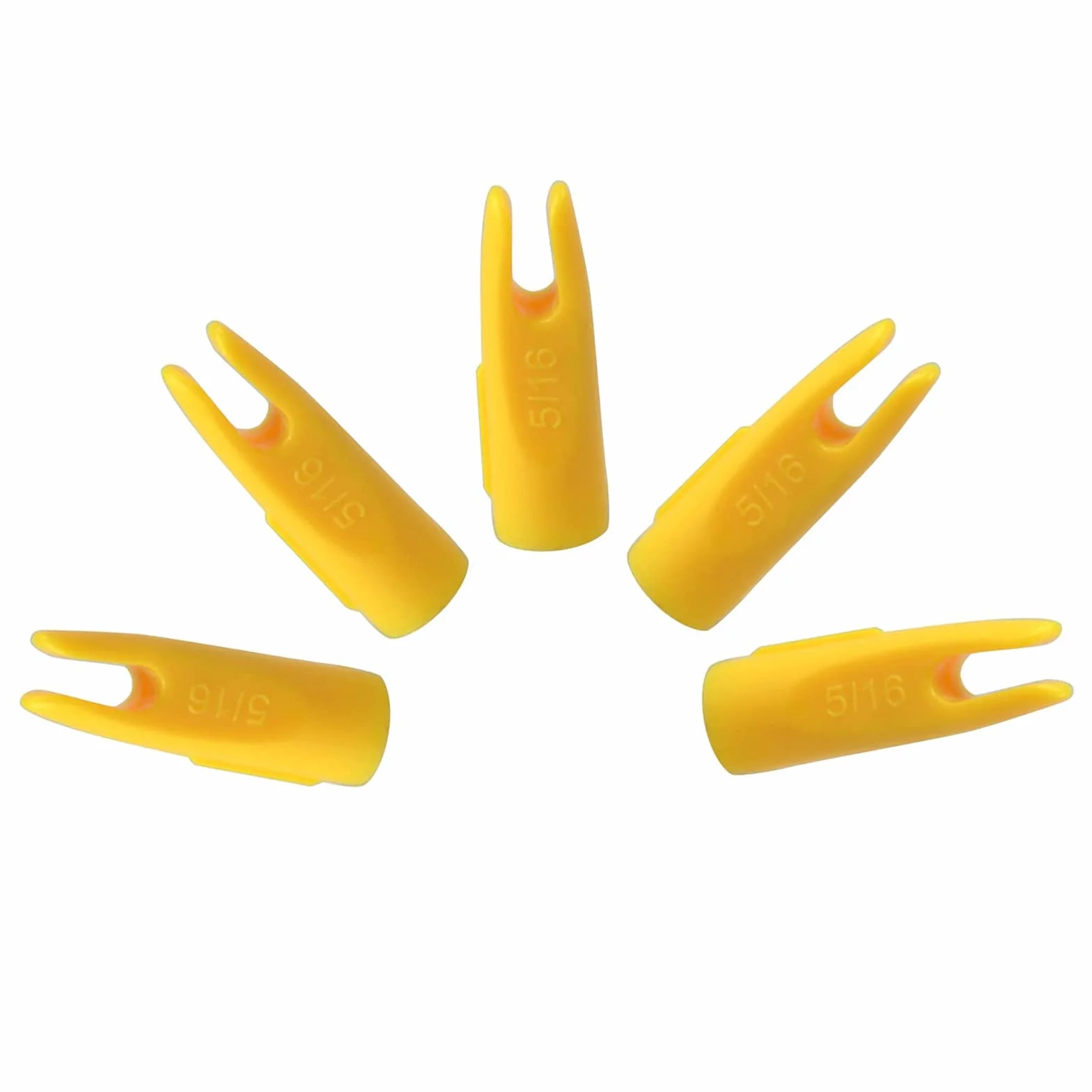 Encoches de flèche de tir à l'arc 5/16" Plastique Remplacement Queue de flèche Accessoires 50pcs
