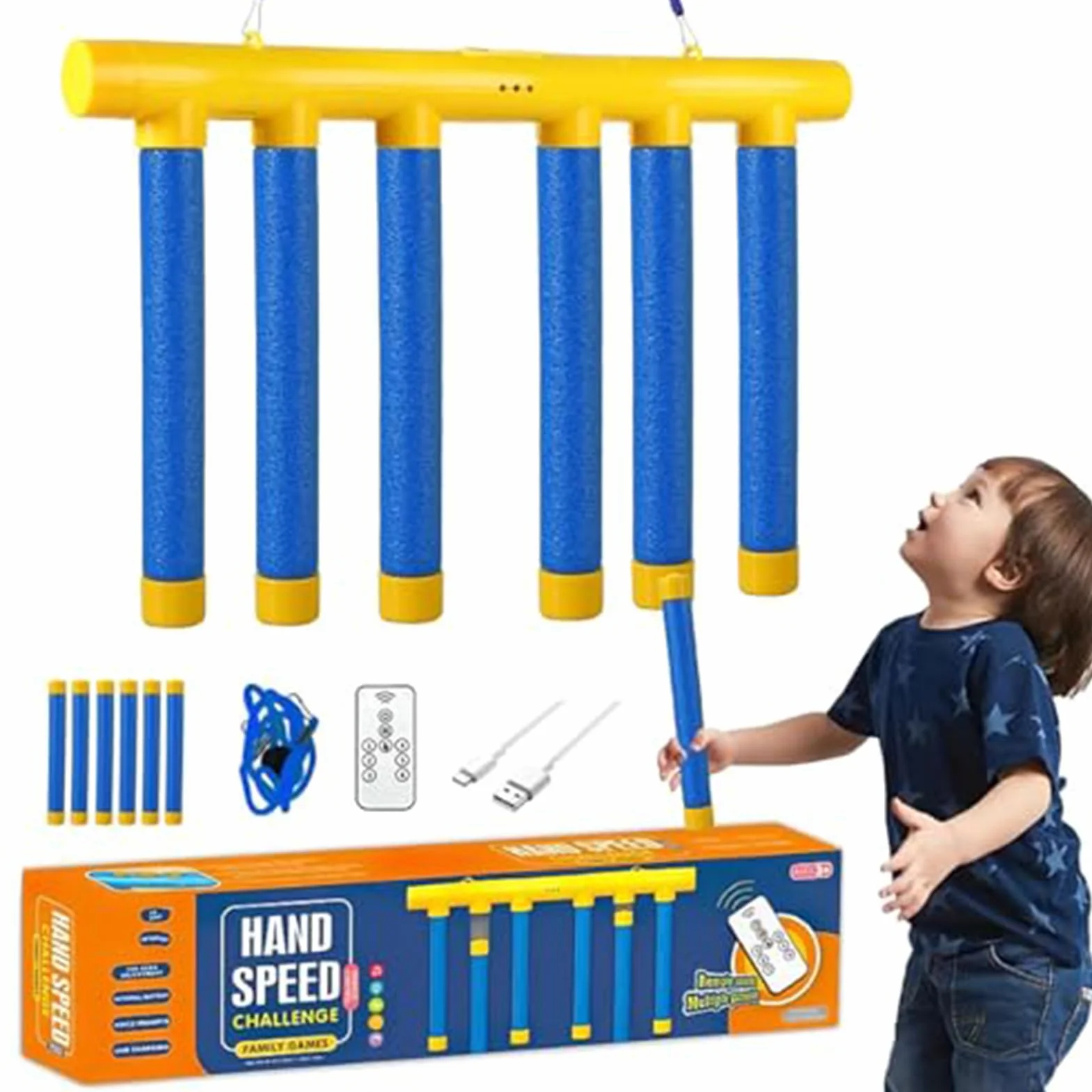 Reflex Drop Sticks Reaction Rods Agility Bars for Speed Training