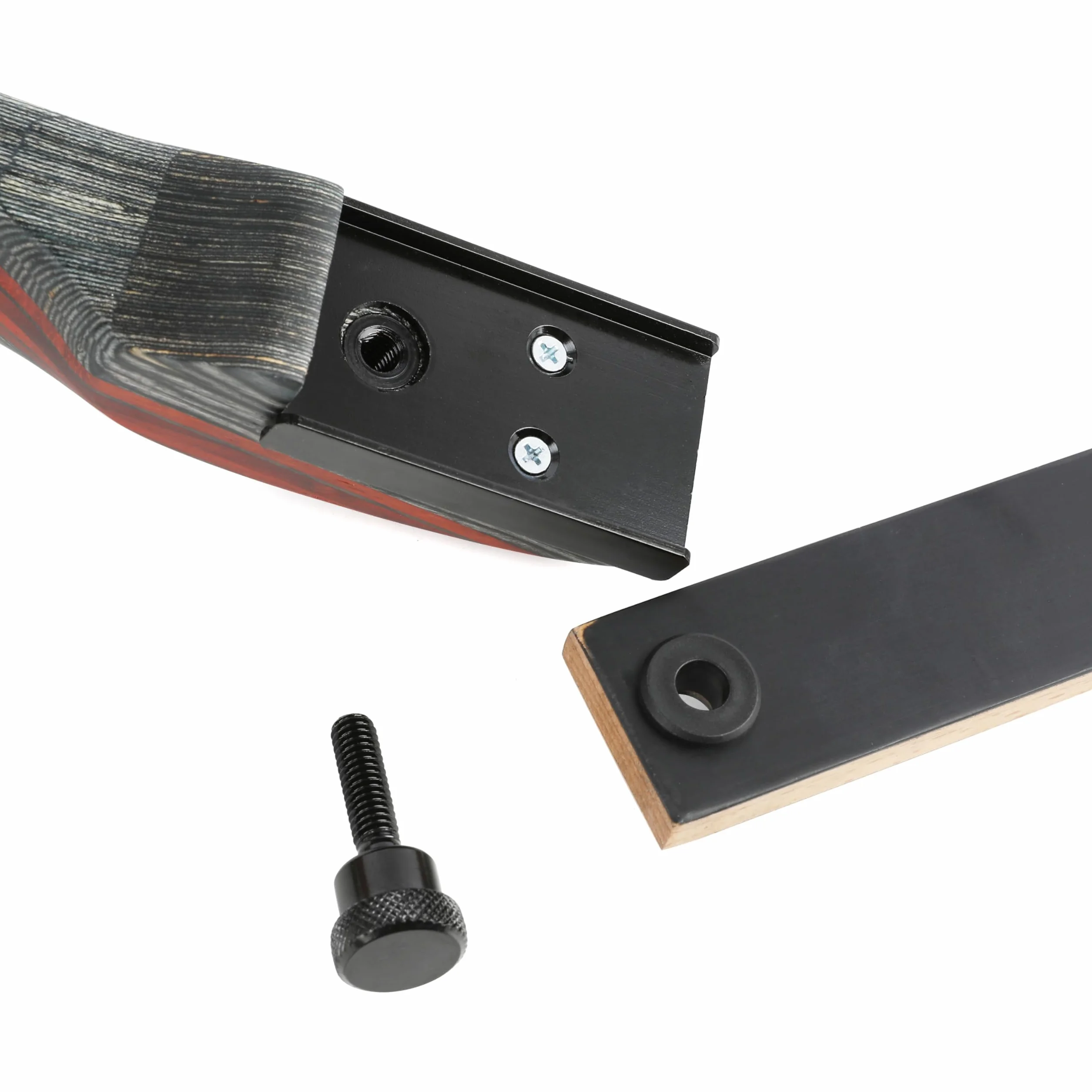 Arc recurve démontable 62" 20-44 LB Chasse Traditionnel Droitier Poignée 17 Pouces Tir à l'arc Plein air