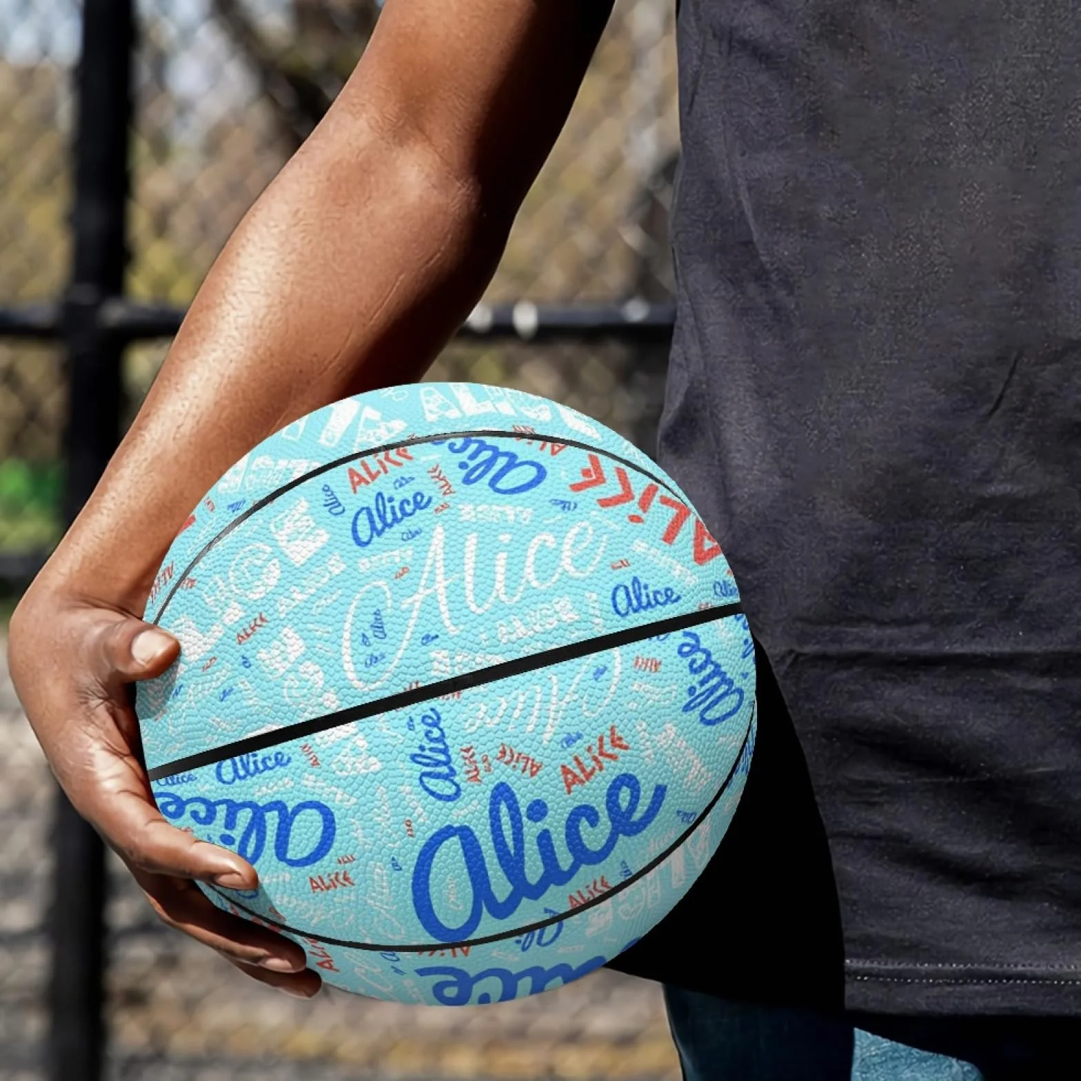 Ballons de Basket Personnalisés avec Noms, Taille 7/5, Cadeaux d'Anniversaire