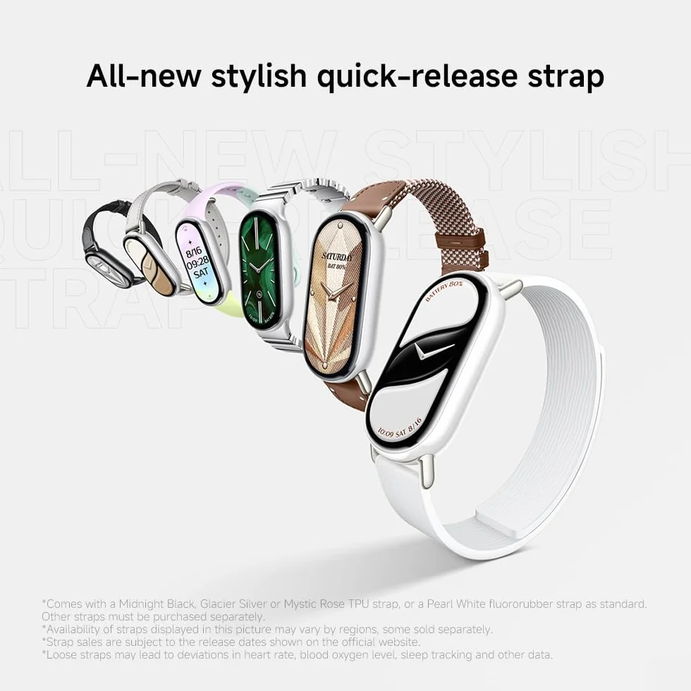 Xiaomi Smart Band 10 Montre Connectée Écran AMOLED 1.72'' Autonomie 21 Jours 5 ATM Boussole