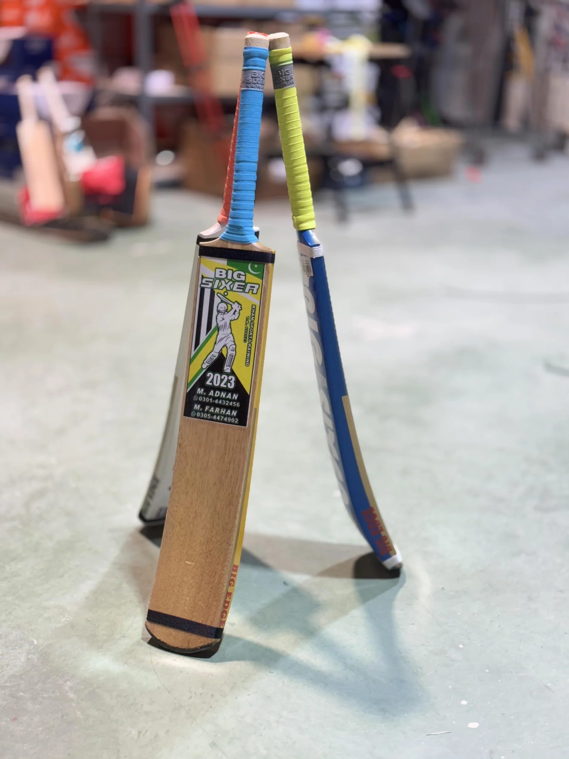 Sirilankan Coconut Wood Tape Ball Cricket Bat Big Sixer
