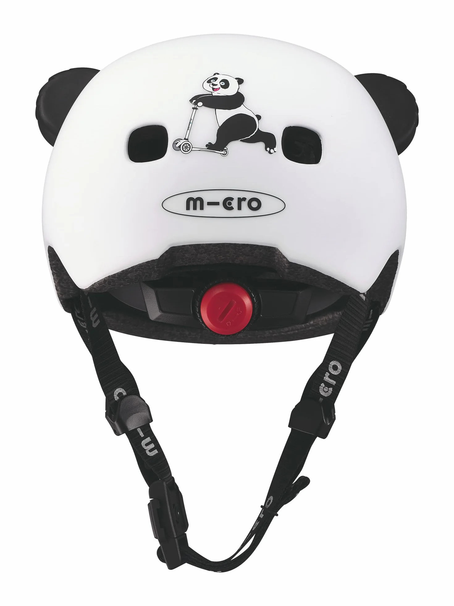 Casque Panda 3D Enfants Finition Mate Boucle Magnétique Lumière LED Intégrée Taille XS 2-5 Ans