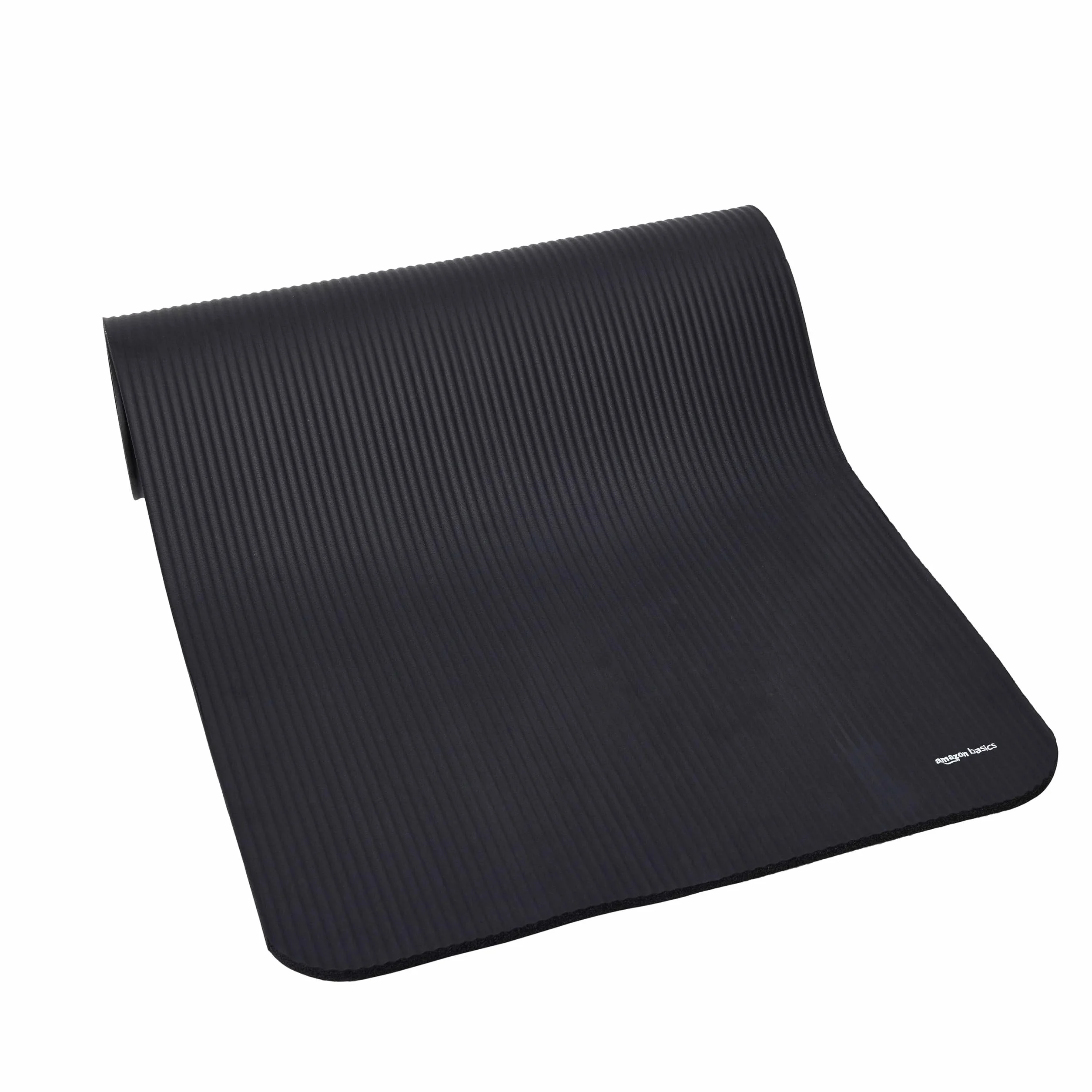 Amazon Basics Tapis de yoga antidérapant épais 183 x 61 x 1 cm Noir