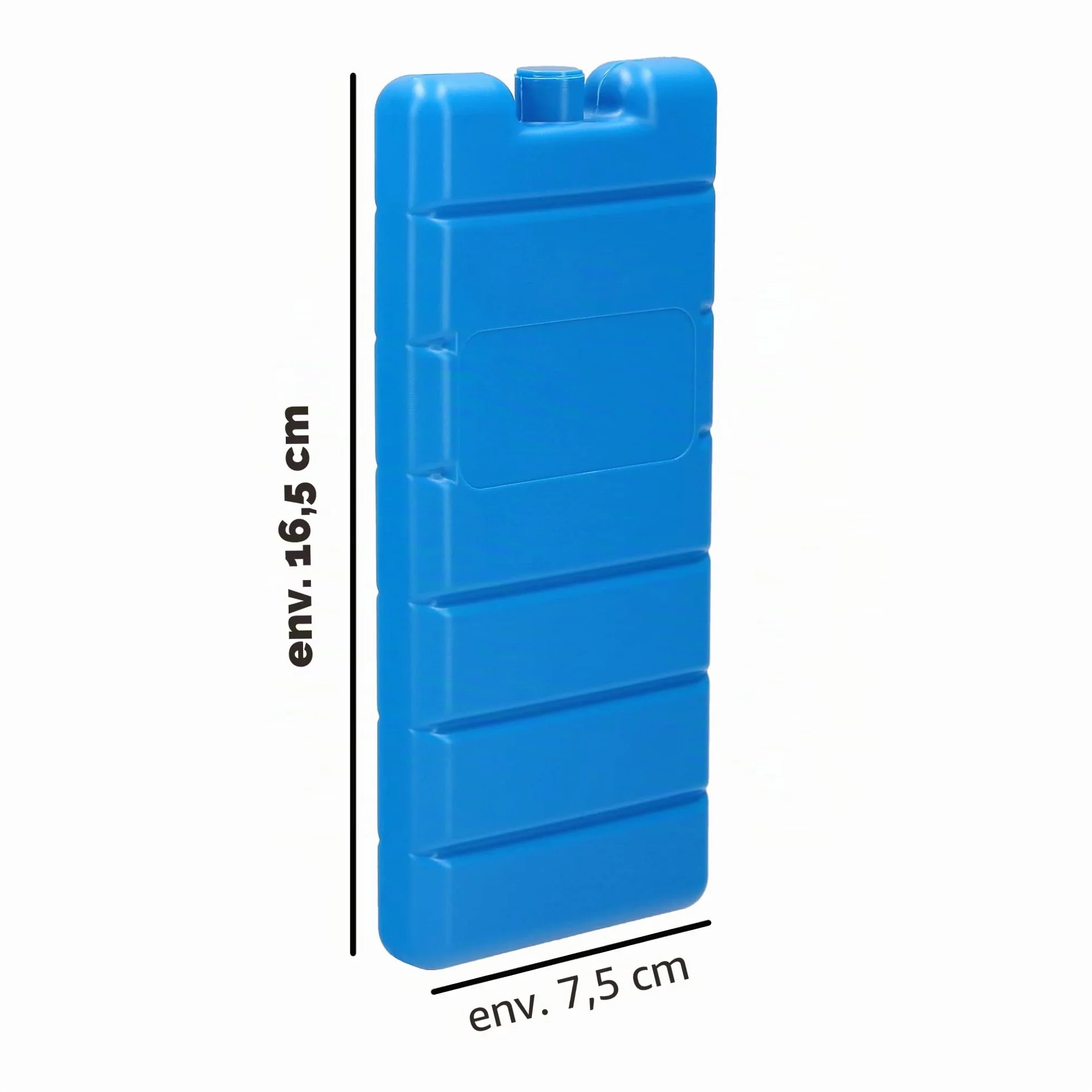 VonBueren Pain de Glace pour Sac Isotherme Lot de 4 7.5 x 16.5 x 2 cm Plastique