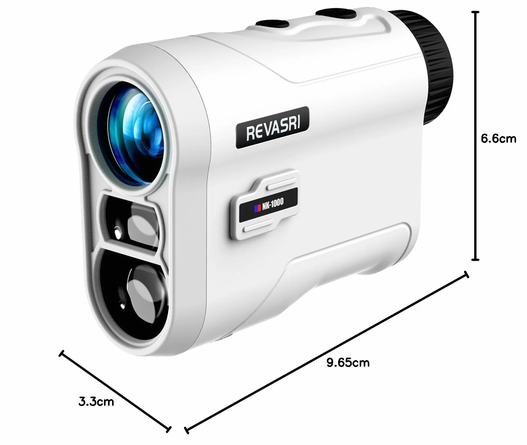 REVASRI Télémètre de golf laser 1000 yds avec vibration verrouillage pente mât drapeau batterie rechargeable