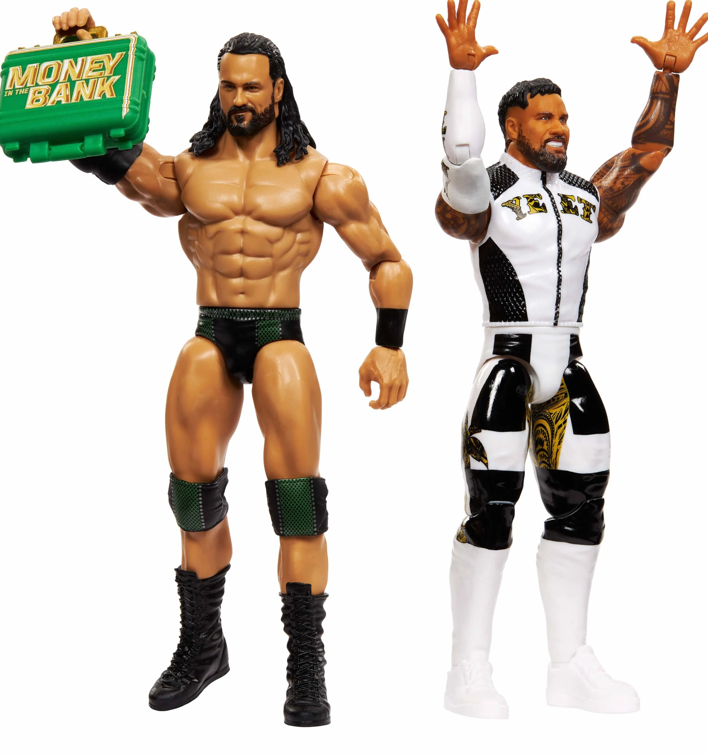 Mattel WWE Main Event Showdown 2 figurines Jey USO vs Drew McIntyre 15,2 cm série #23
