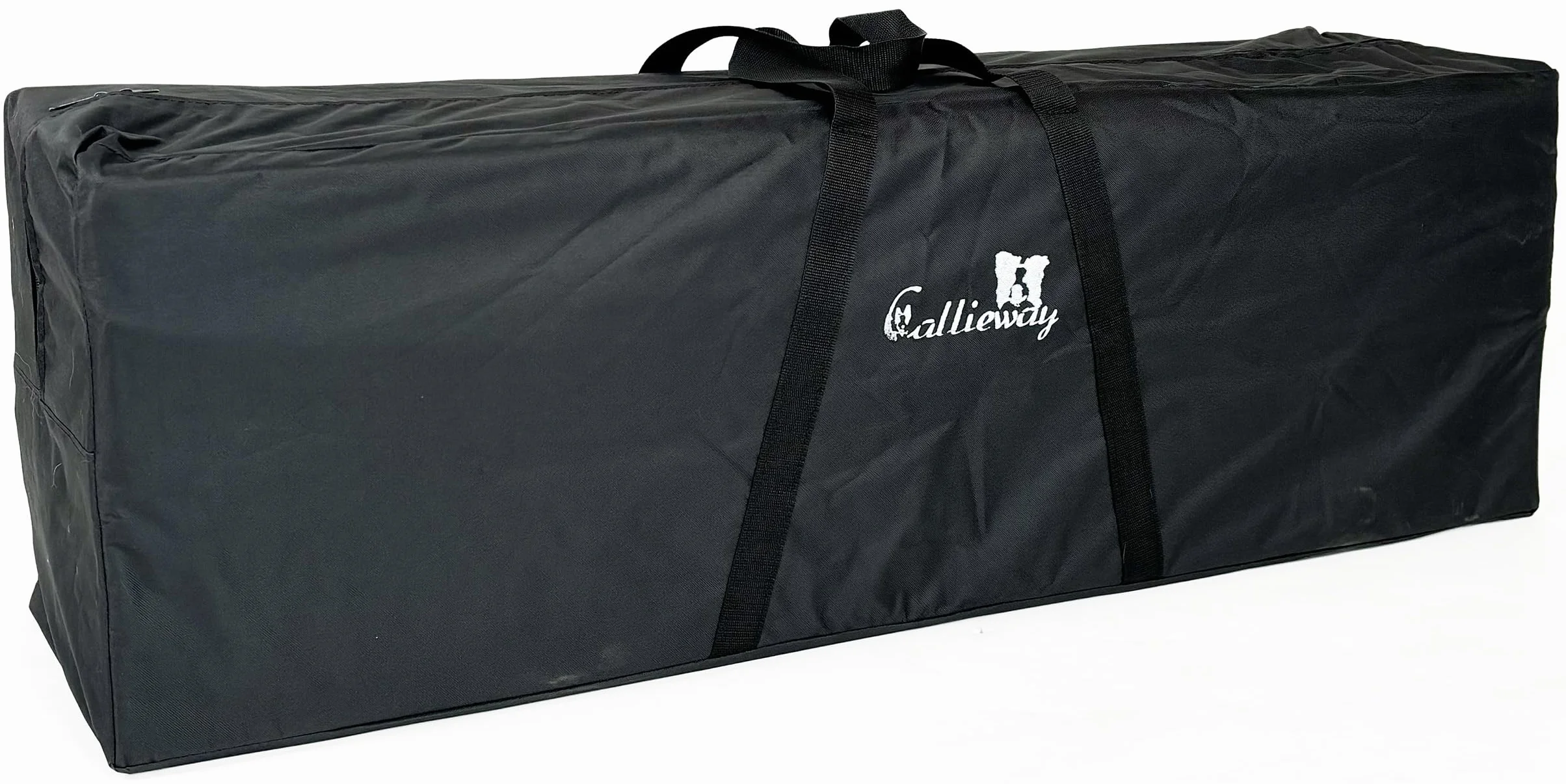 Callieway Agility Saut en Longueur Soft – Noyau en Mousse, 4 Jalons, Sac de Transport, CNEAC+FCI (Bleu-Jaune)
