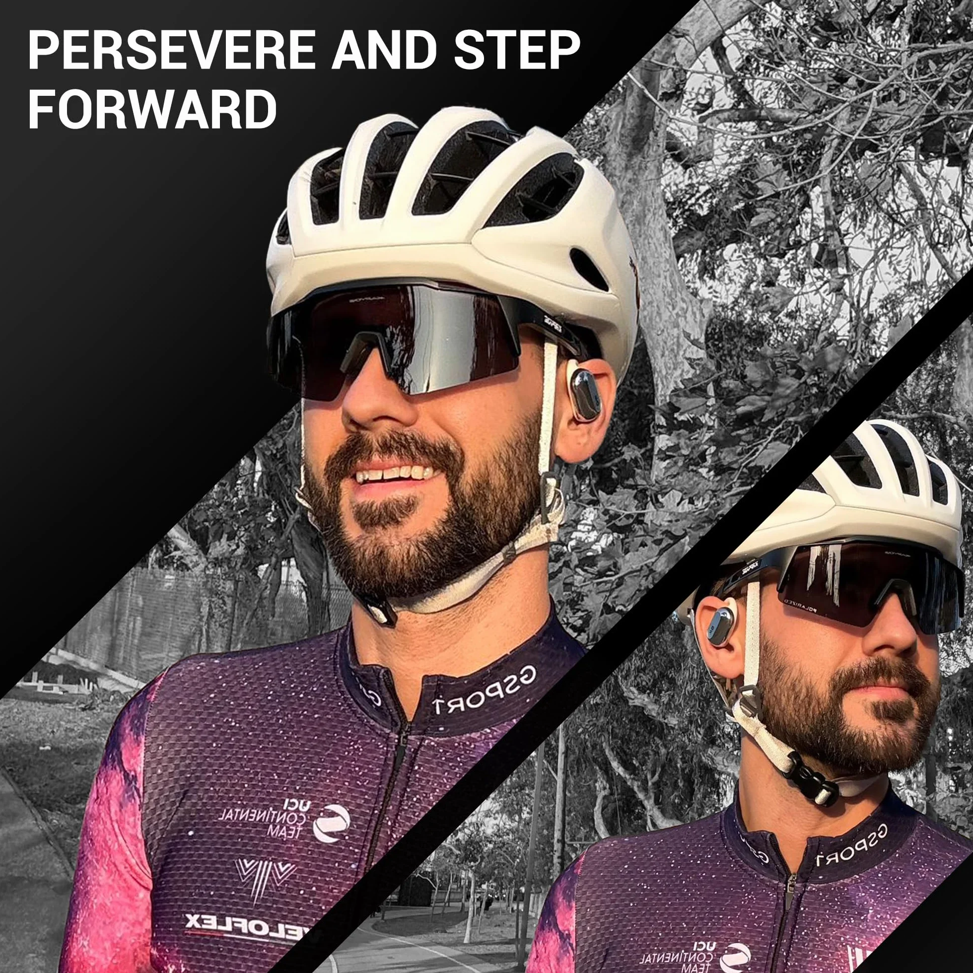 KAPVOE Lunette de Cyclisme Polarisées TR90 VTT K9023