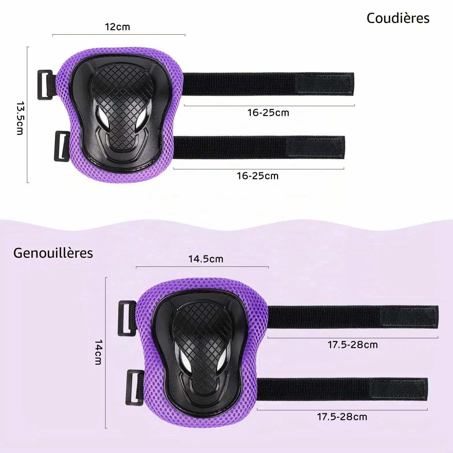 Casque Vélo Réglable Enfant Coudières Genouillère Protège-Poignets Protection Rollers Skateboard