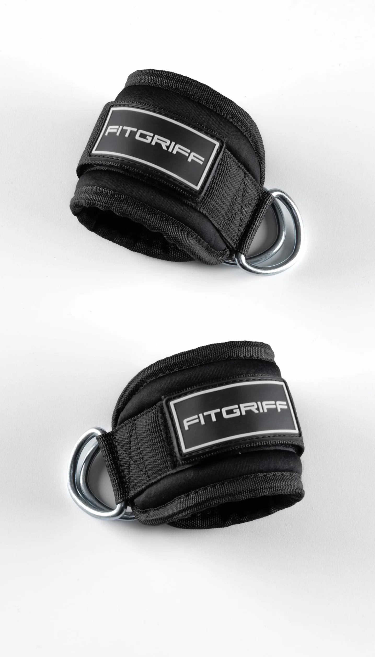 Fitgriff® Sangle Cheville Musculation Poulie V3 Rembourré - Ankle Straps pour Sport Kickback Entraînement des Fessiers
