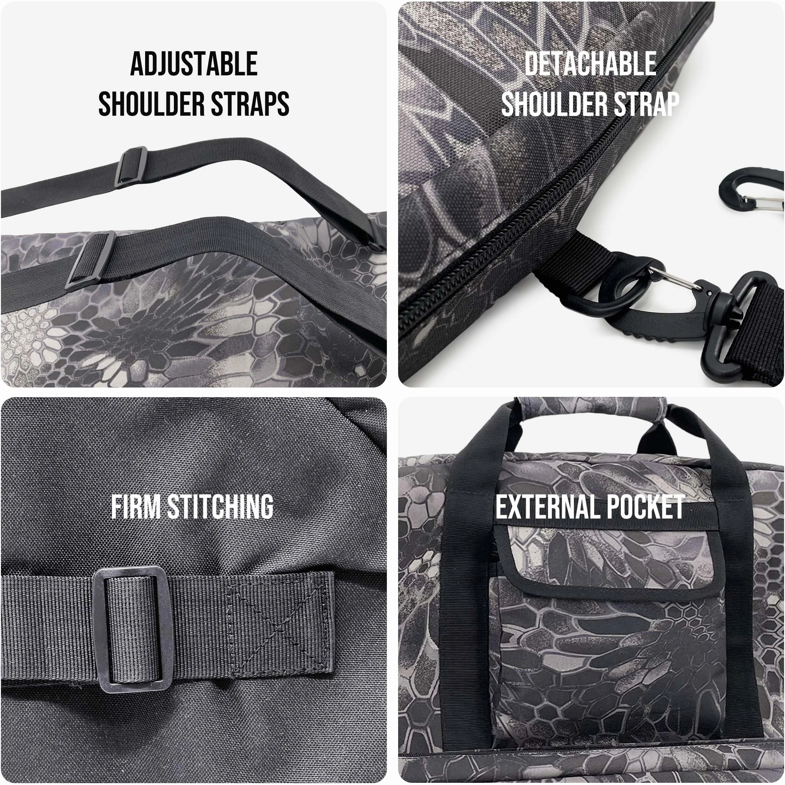 Jaegvida Sac d'arc de Chasse Grande capacité avec Poche flèche