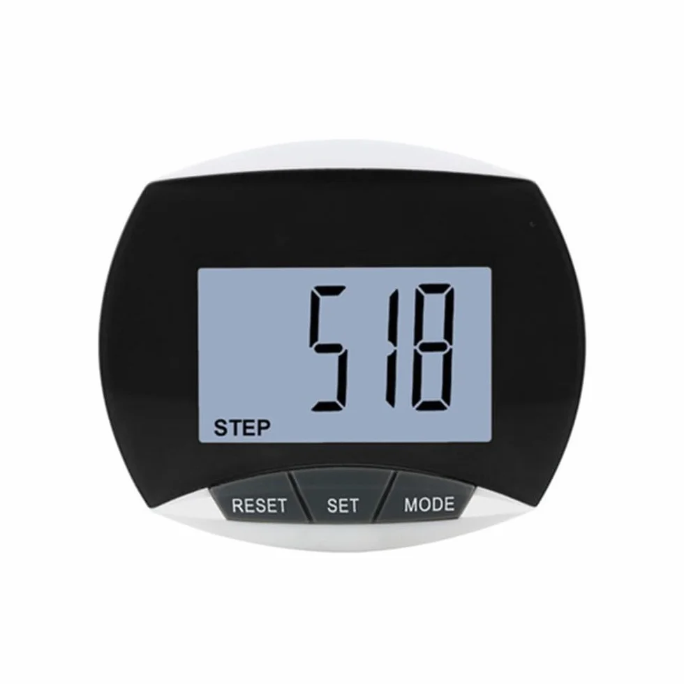 Podomètre 3D Numérique avec Moniteur Distance Marche Portable Compteur Calories Brûlées