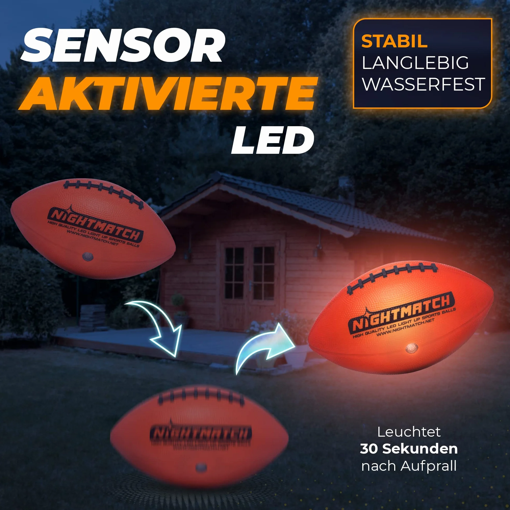 NIGHTMATCH LED Football américain