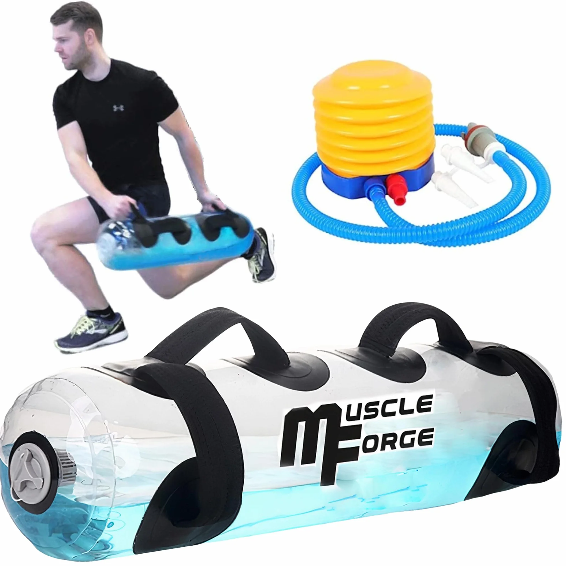 Sac d'Eau Ajustable pour Entraînement Fonctionnel, Stabilité, Core Training et Préparation Motrice