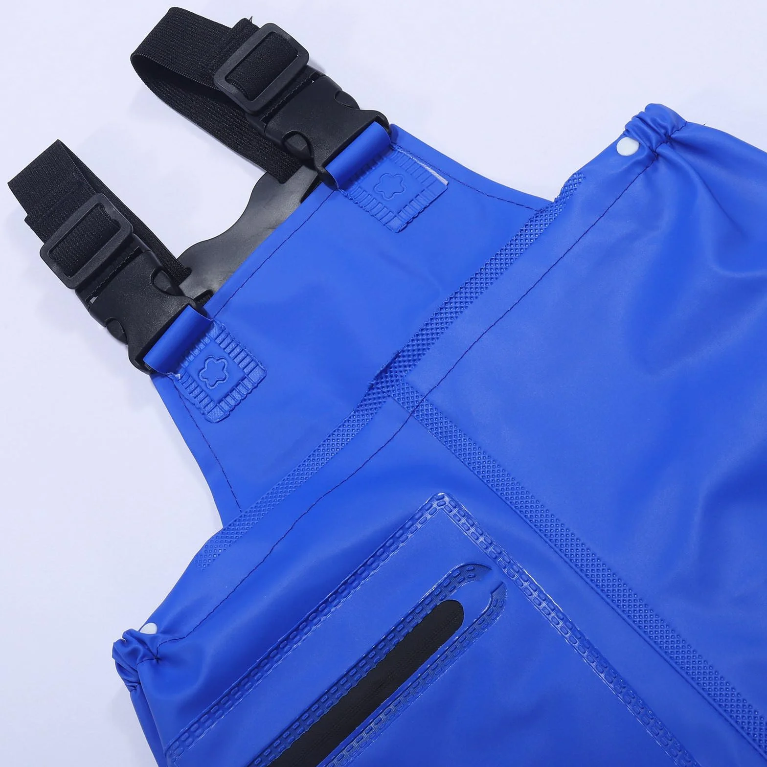 Cuissardes imperméables enfants avec bandoulière réglable – Pantalon pêche caoutchouc antidérapant garçons filles