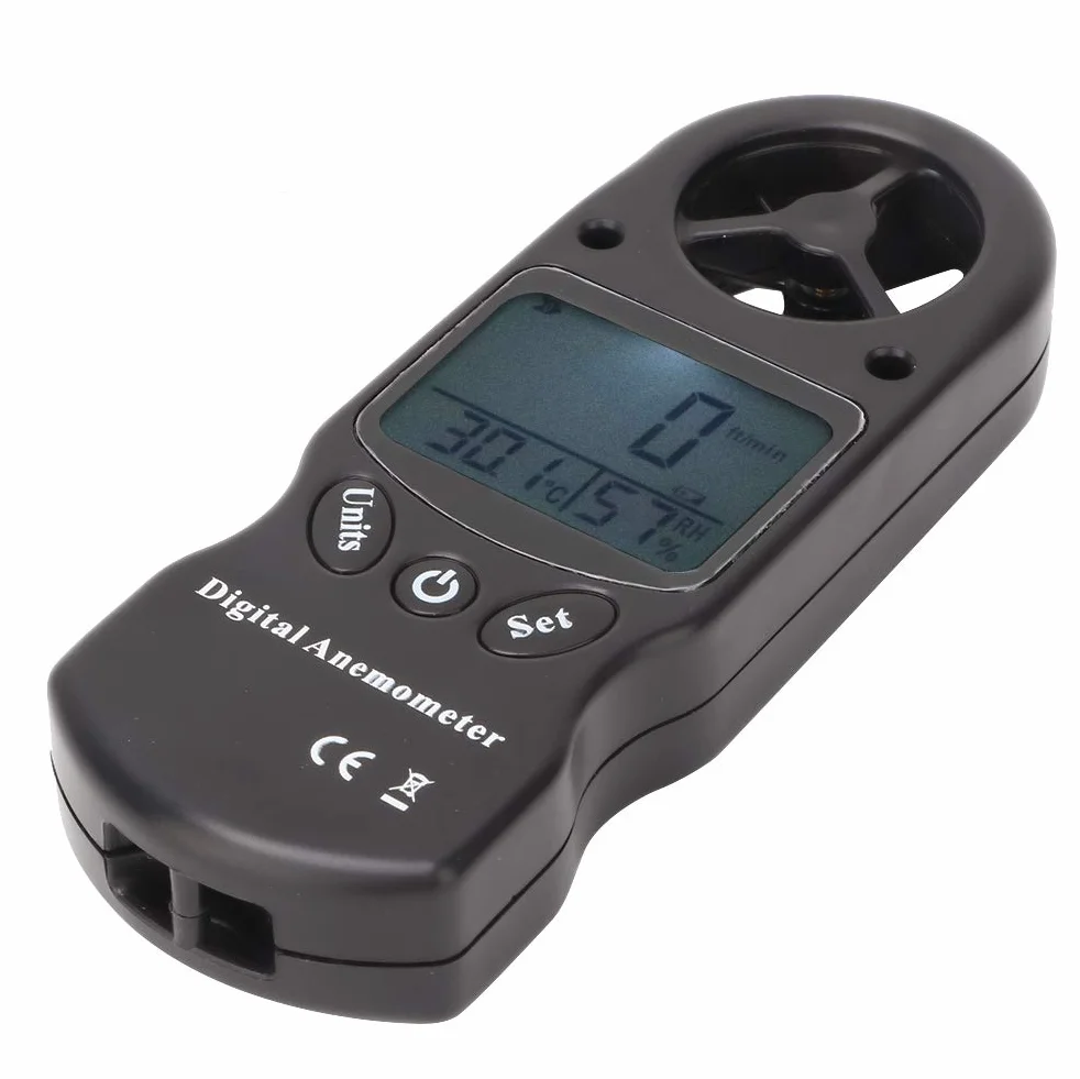 Anémomètre Numérique Multifonction TL-300 Port 300 Mesures Plein Air