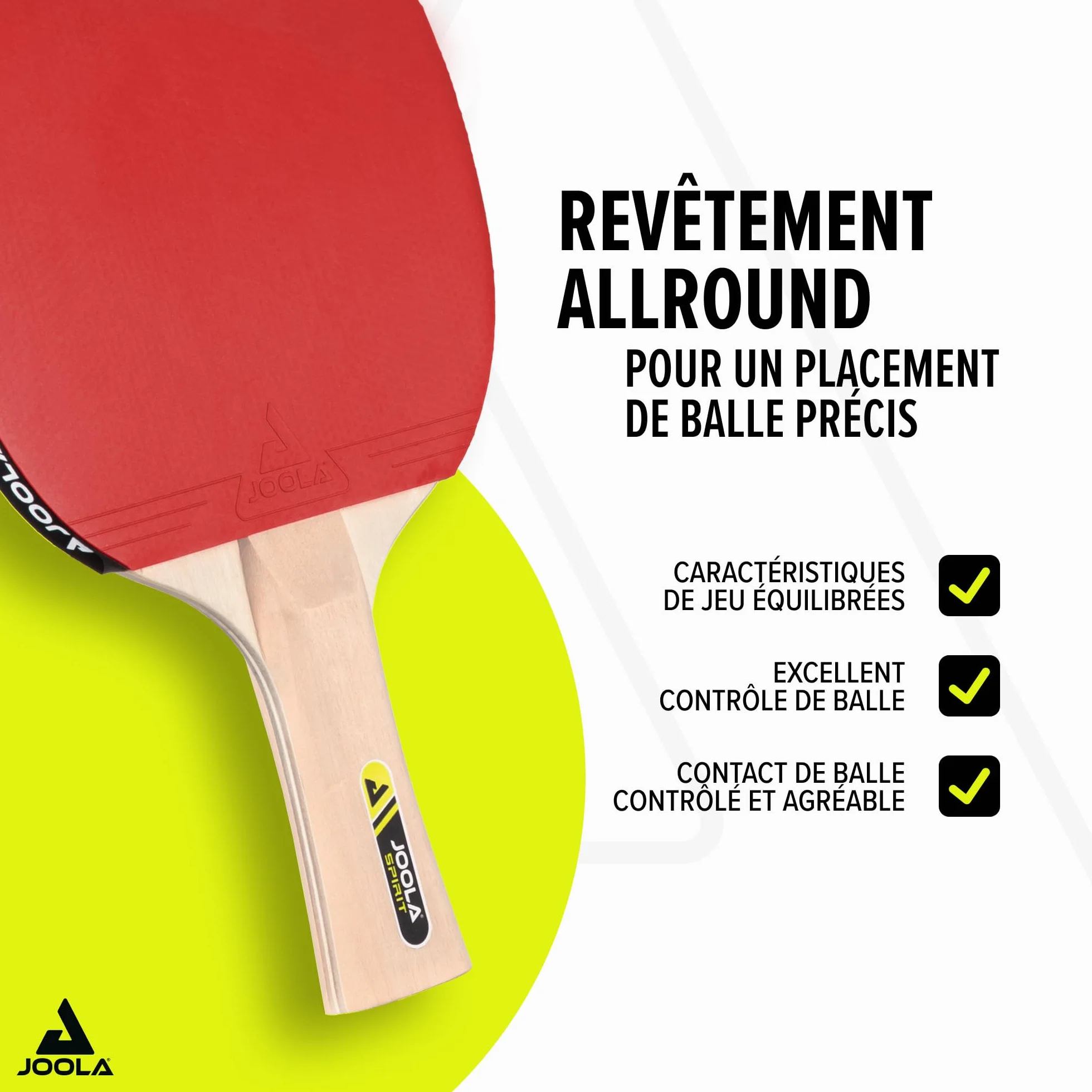 JOOLA Set de Tennis de Table Family avec 4 Raquettes, Balles et Sac de Transport