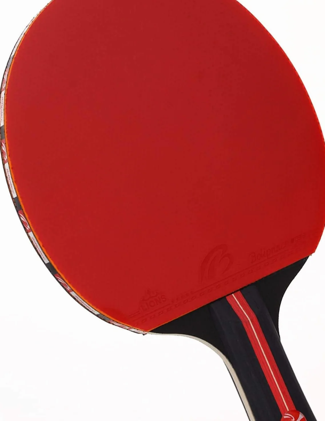 Raquettes de Tennis de Table Professionnelles Lot de 2 avec 3 Balles 7 Couches Bois Peuplier Éponge 2 mm