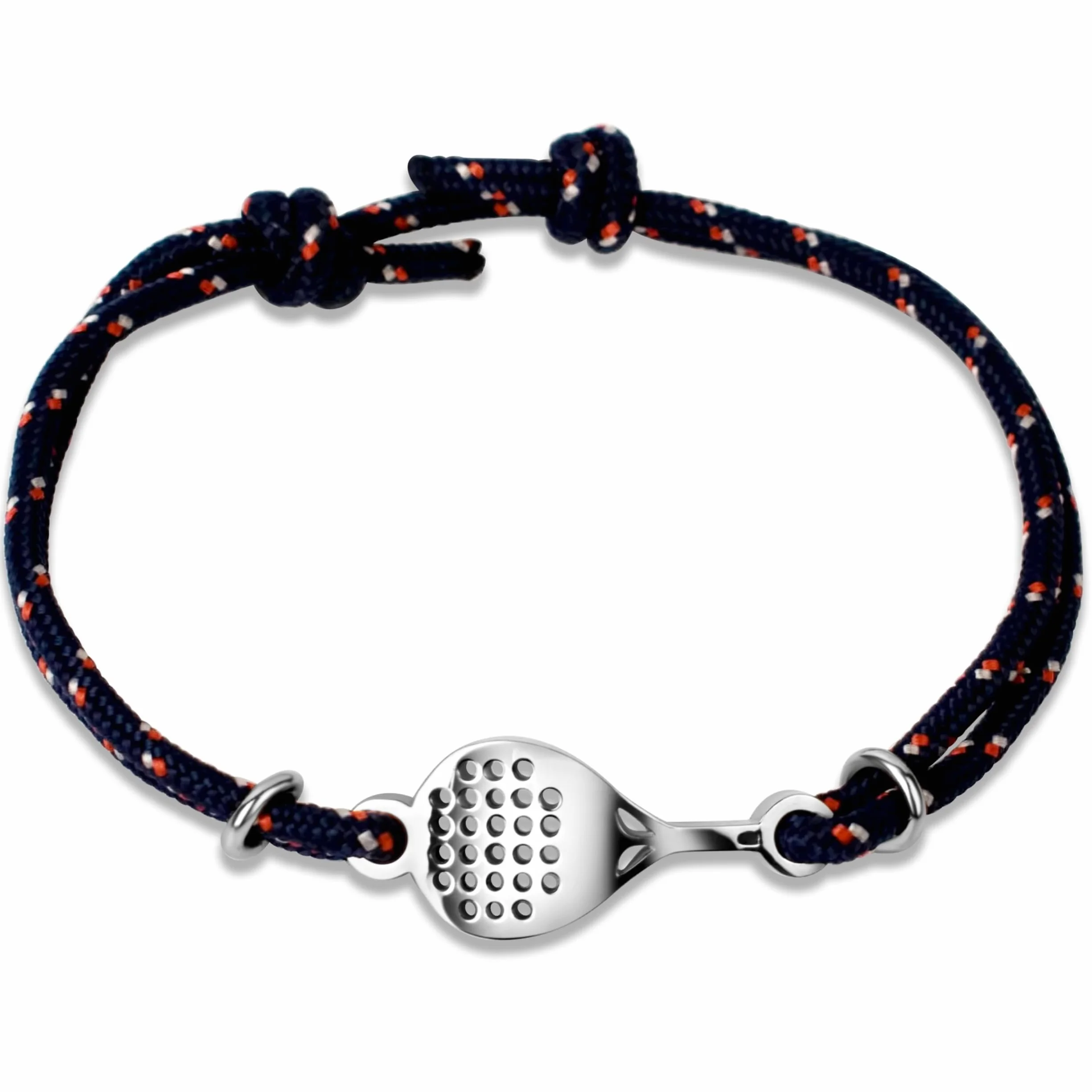 Bracelet Padel réglable acier inoxydable cordon bijoux raquette sport homme femme silvergrip