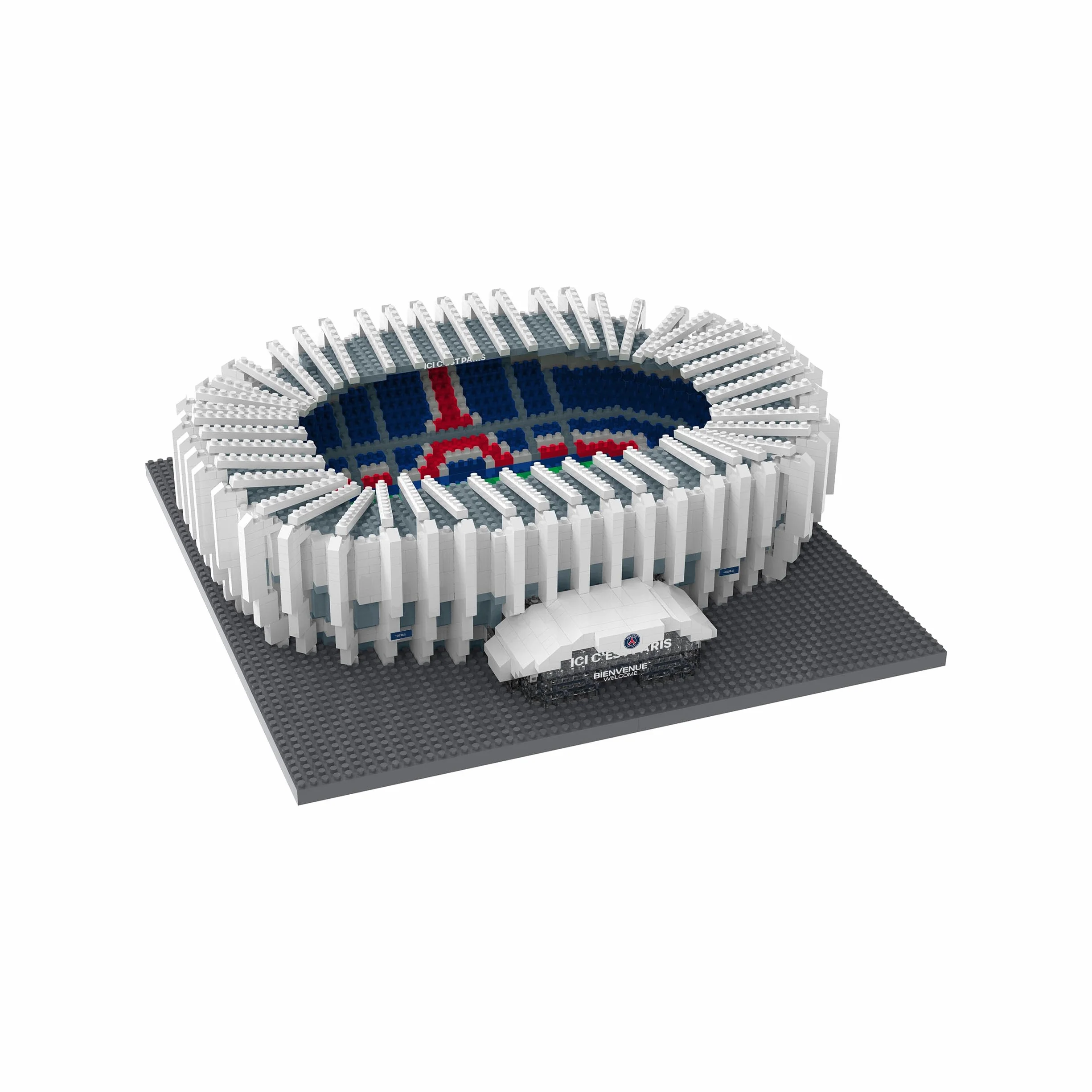 Paris Saint-Germain FC Parc des Princes BRXLZ Stade 3D Briques Modèle