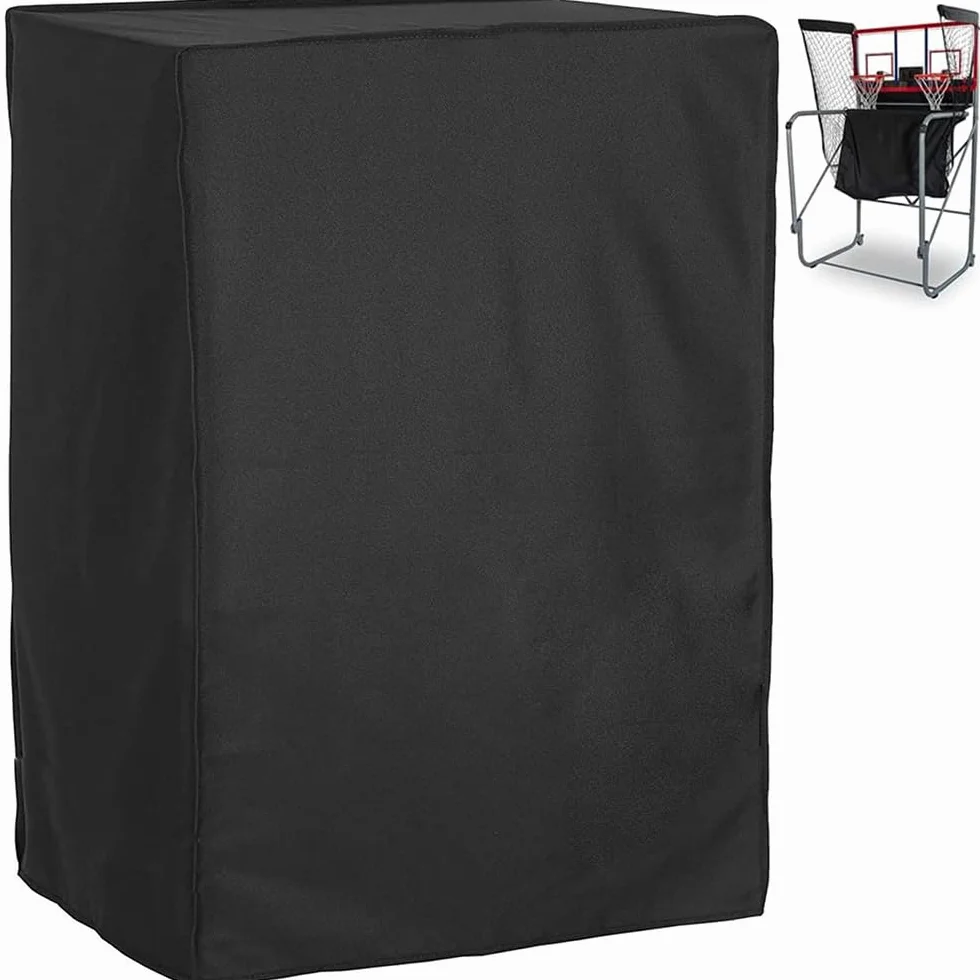 Housse de jeu d'arcade de basket-ball pliable double tir étanche anti-poussière