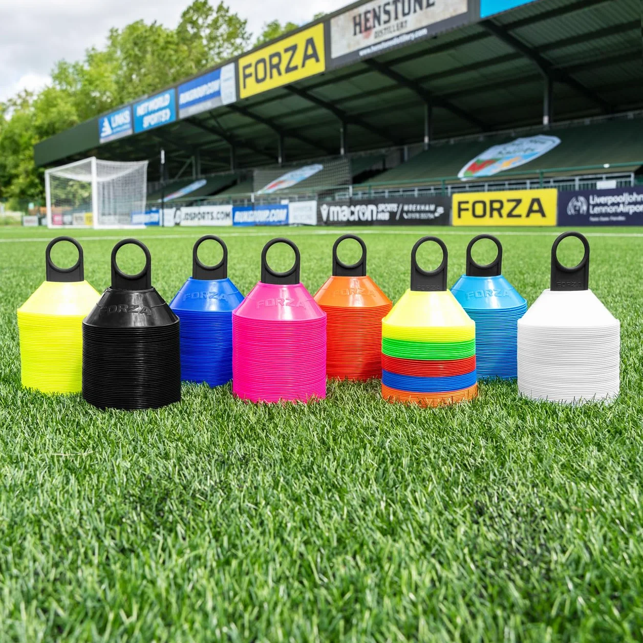FORZA Cônes d'Entraînement Pack de 50/1000 pour Football Rugby
