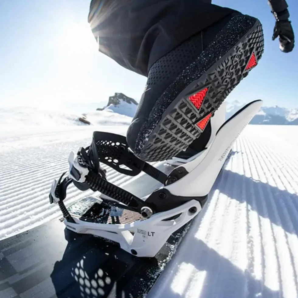 Nidecker LT Supermatic Fixation de Snowboard Automatique Double entrée Talon Ajustement Universel