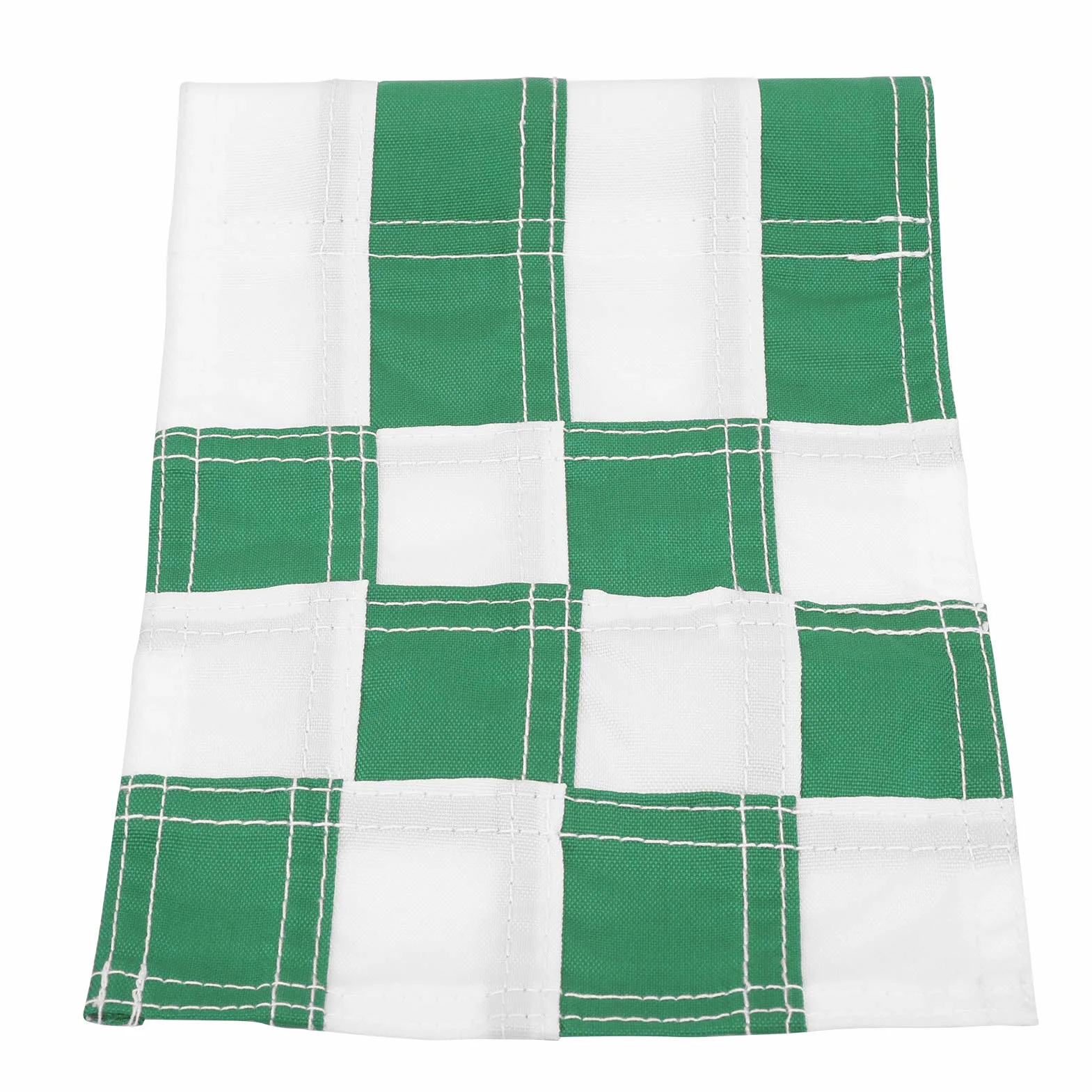 Lot de 4 drapeaux verts de golf à carreaux avec trous, pour entraînement de jardin