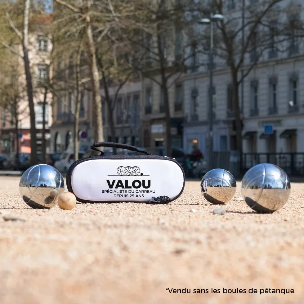 Sacoche Boule Pétanque Personnalisable en Coton pour Boule de Pétanque - Cadeau Homme