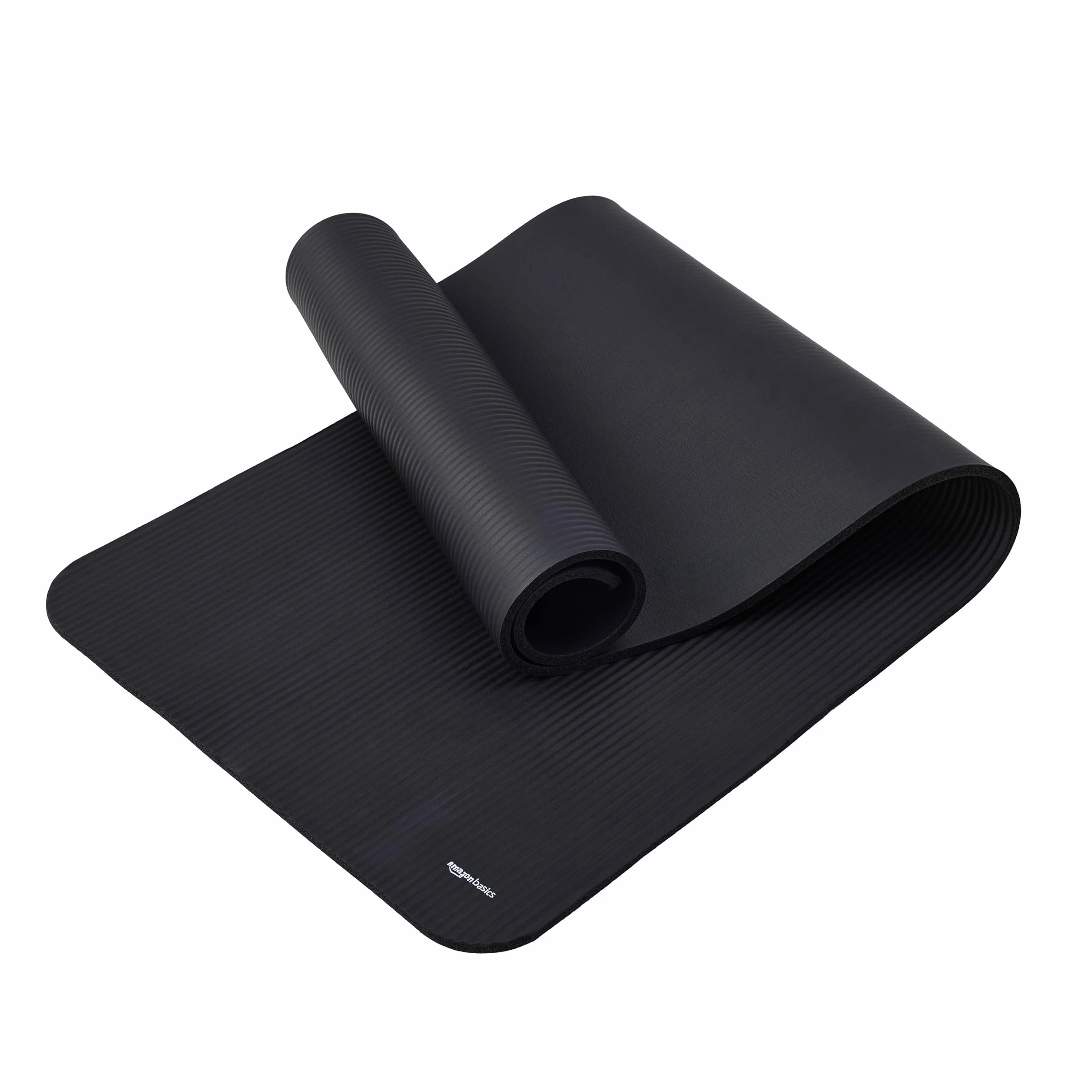 Amazon Basics Tapis de yoga antidérapant épais 183 x 61 x 1 cm Noir