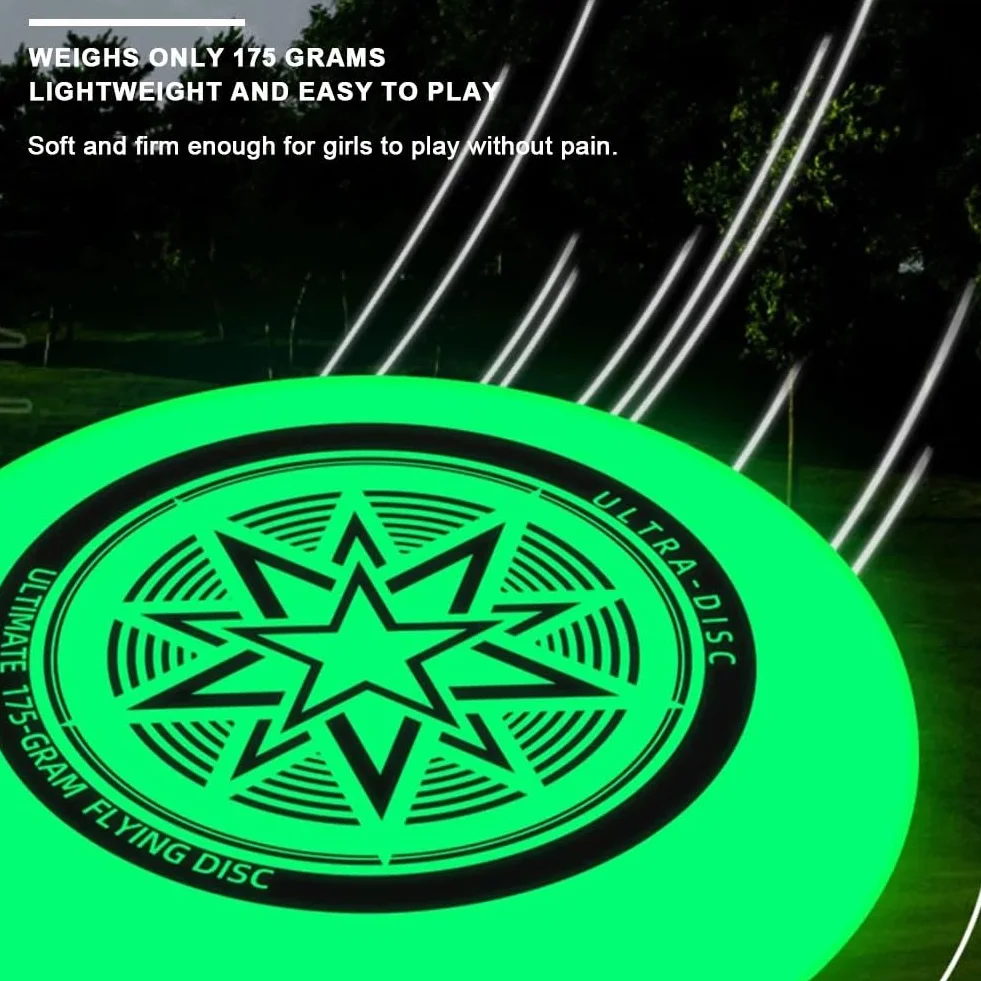 Frisbee de compétition Ultimate, disque de lancer professionnel rotatif