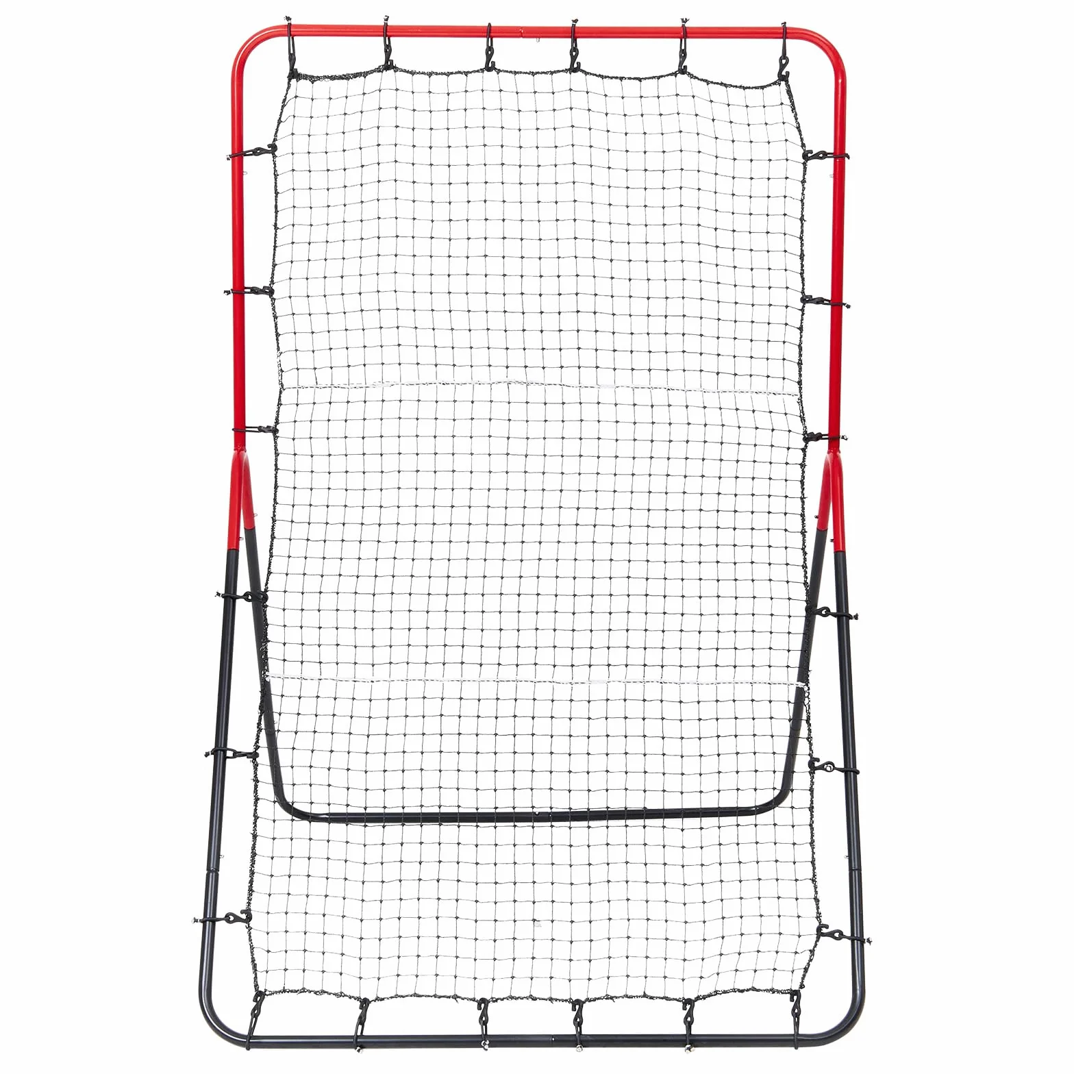 VEVOR Filet de Rebond Baseball Softball 914 x 1372 mm 3 Voies Entraîneur Lanceur Pratique Terrain Lancer