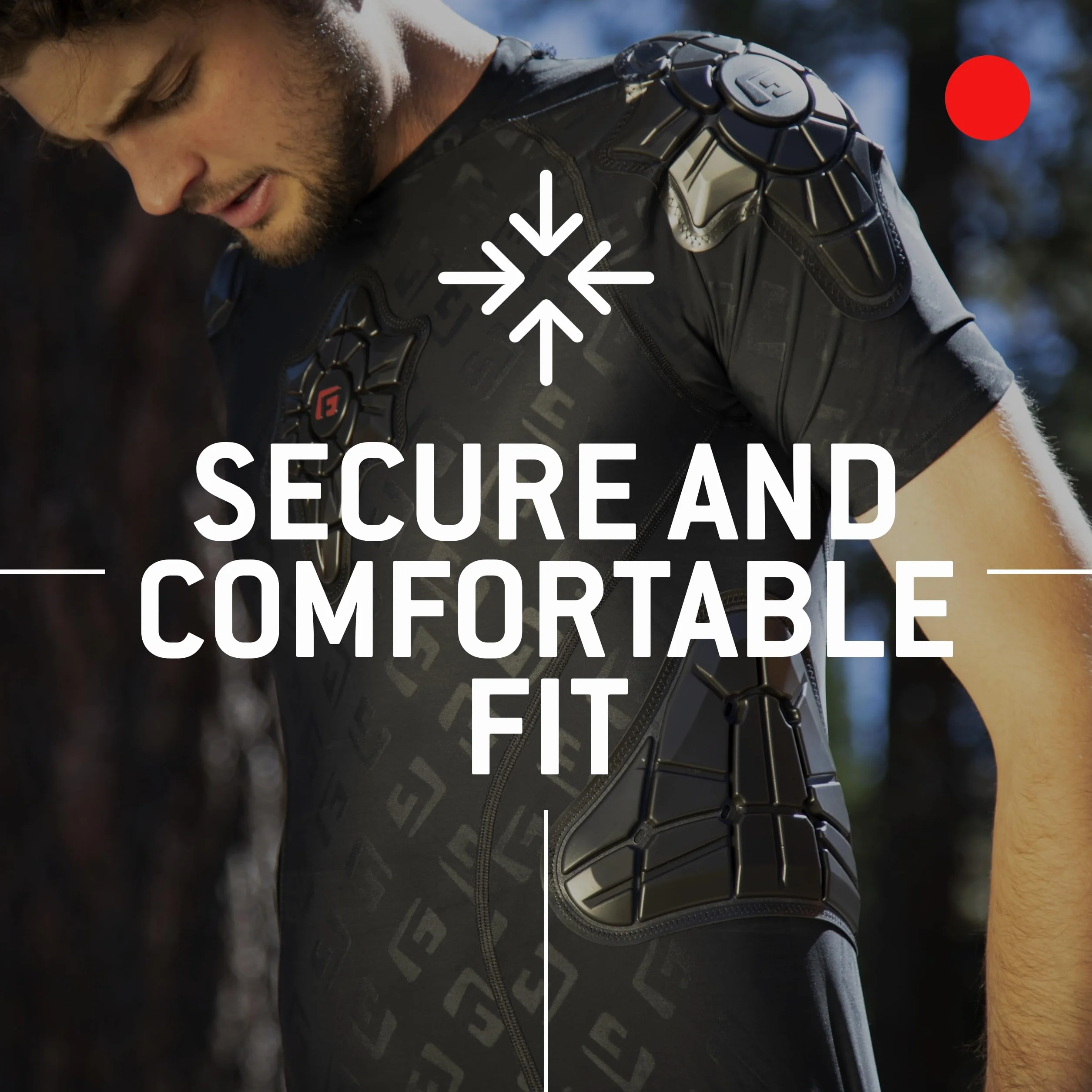 G-Form Pro-X Shirt Men Black Protection Haut du Corps