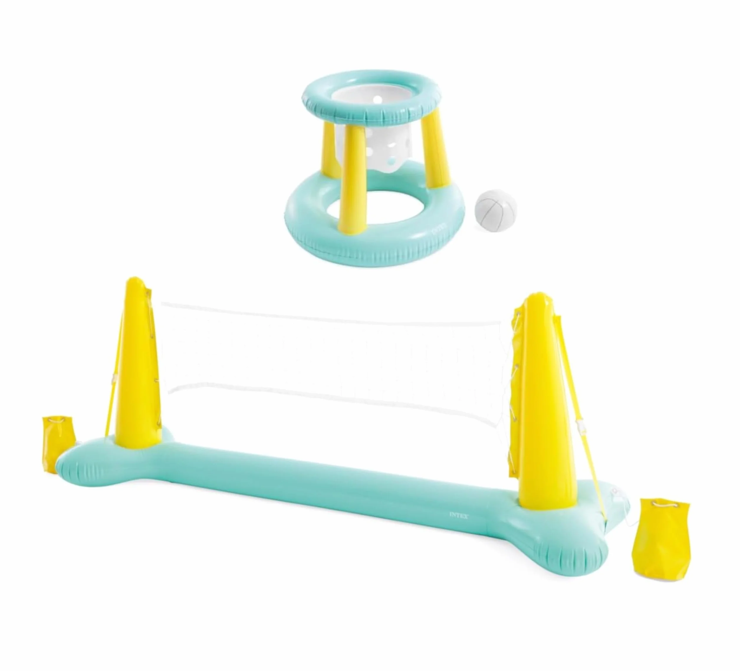 Intex Jeu de ballon d'eau gonflable Filet de volley-ball