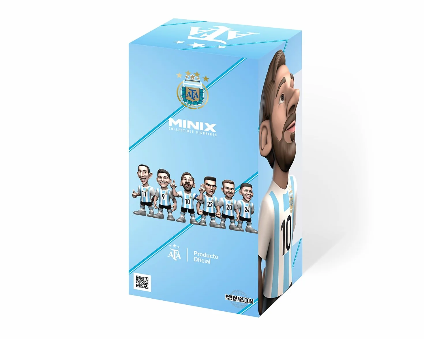 MINIX Football Stars #173 AFA Argentine Messi 10 Figurine à Collectionner 12 cm