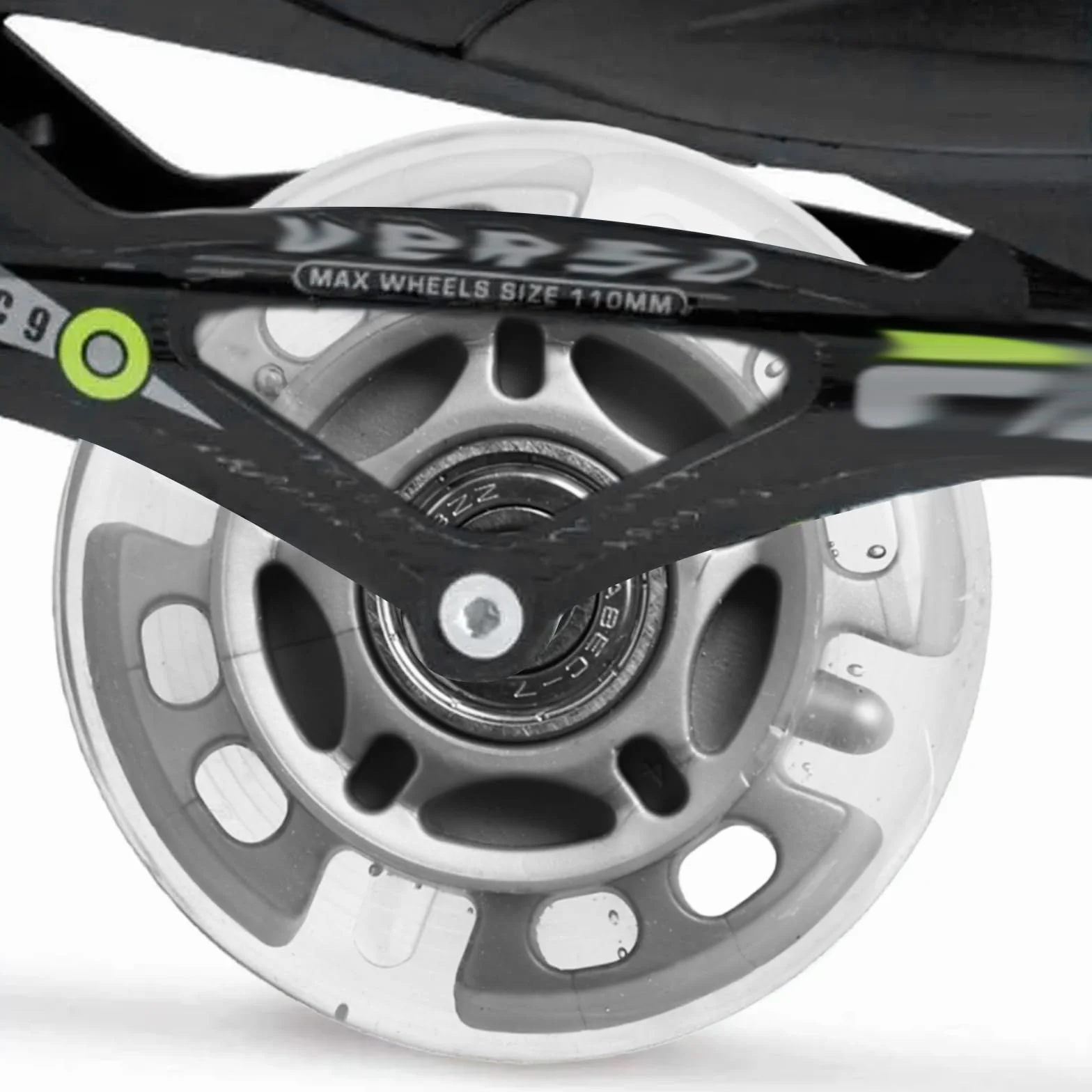 Roues de rollers LED 72 mm – Roulettes lumineuses avec roulements à billes pour patins