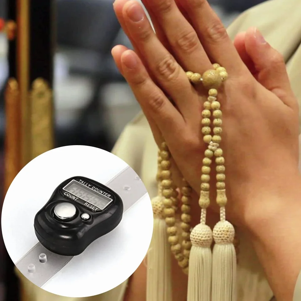 Compteur Numérique Électronique LED 5 Chiffres, Compteur Manuel Clicker