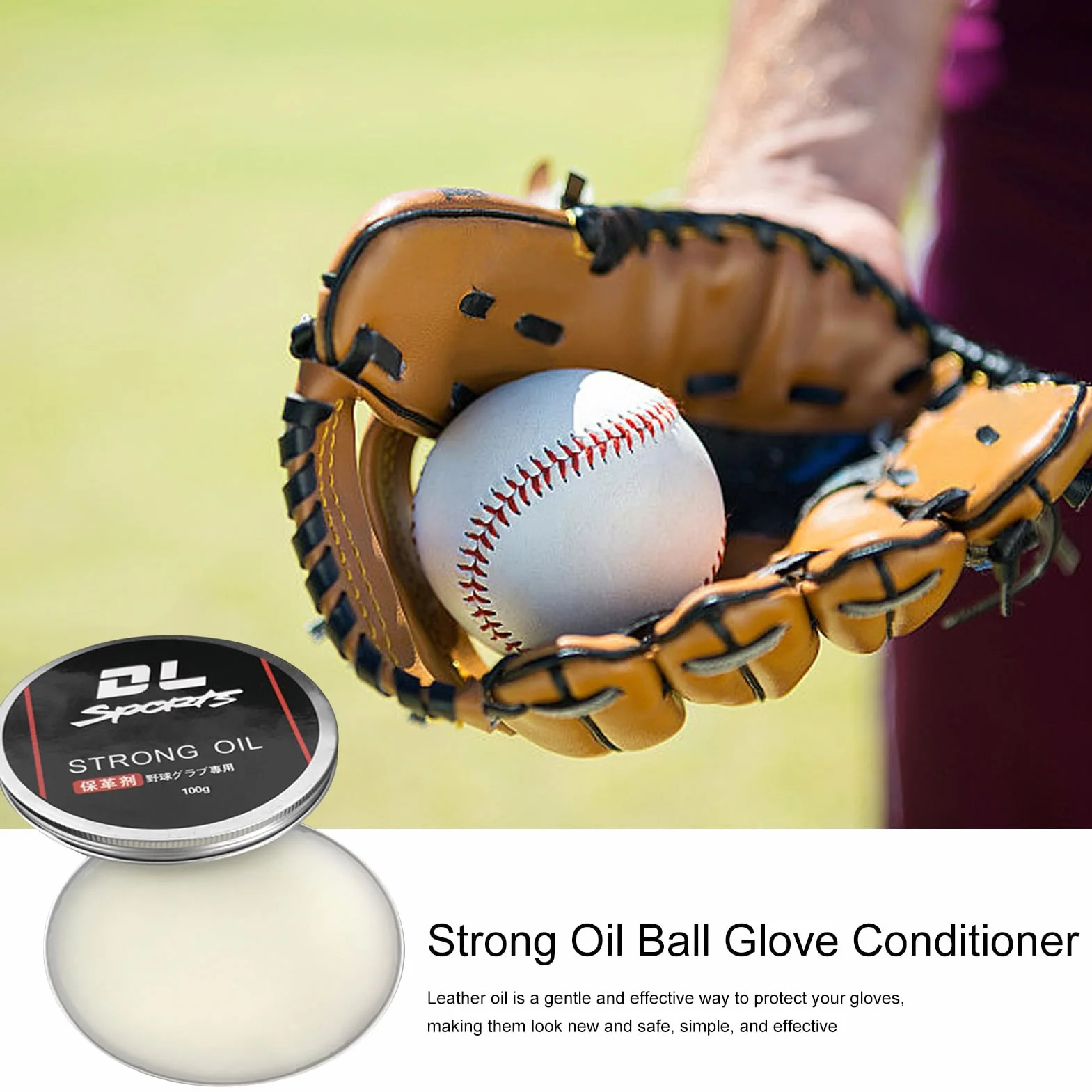 Gel d'entretien pour Gants de Baseball et Softball - Nettoyage et Polissage Cuir
